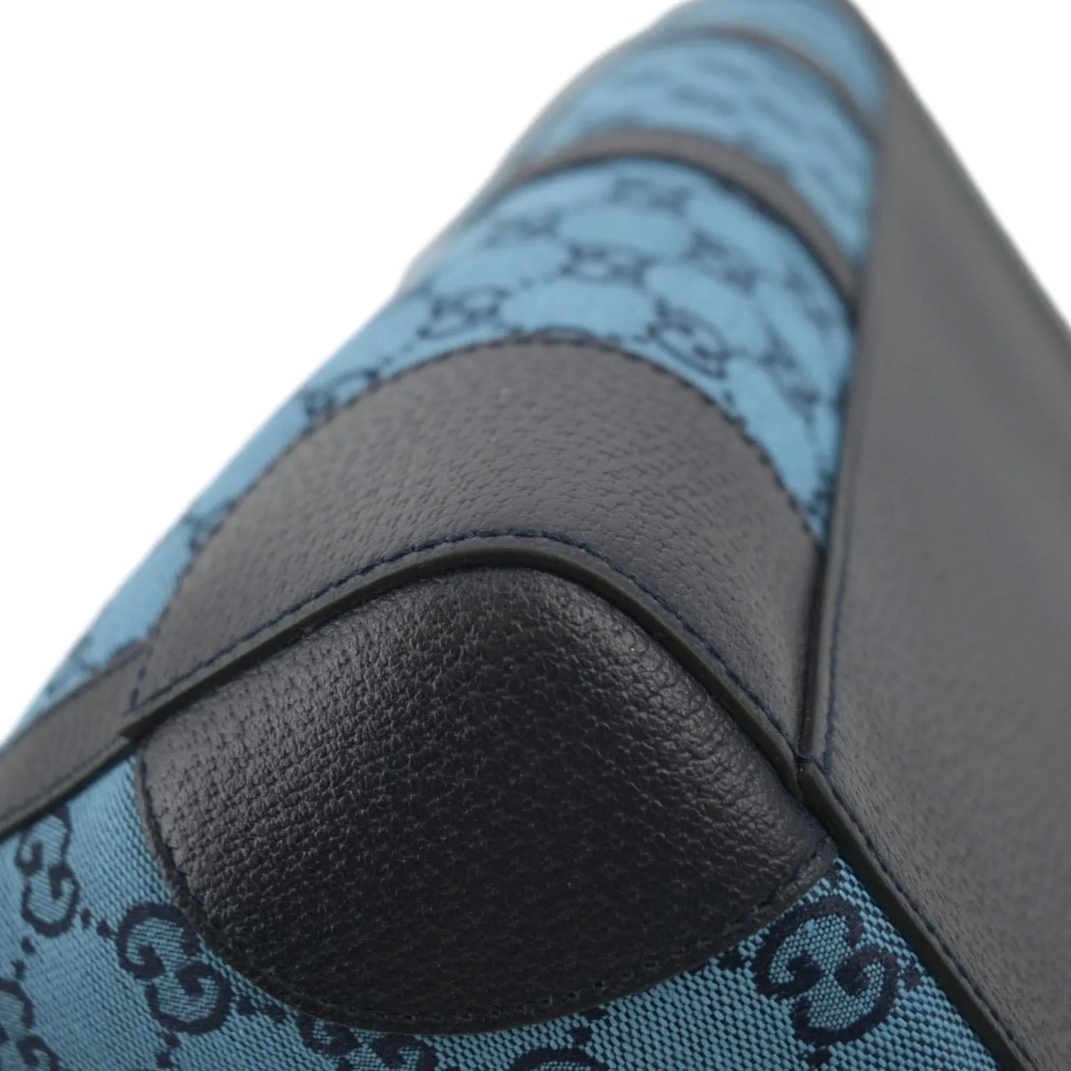 GUCCI Ophidia Duffle GG Supreme Canvas Satchel Bag Blue 648085