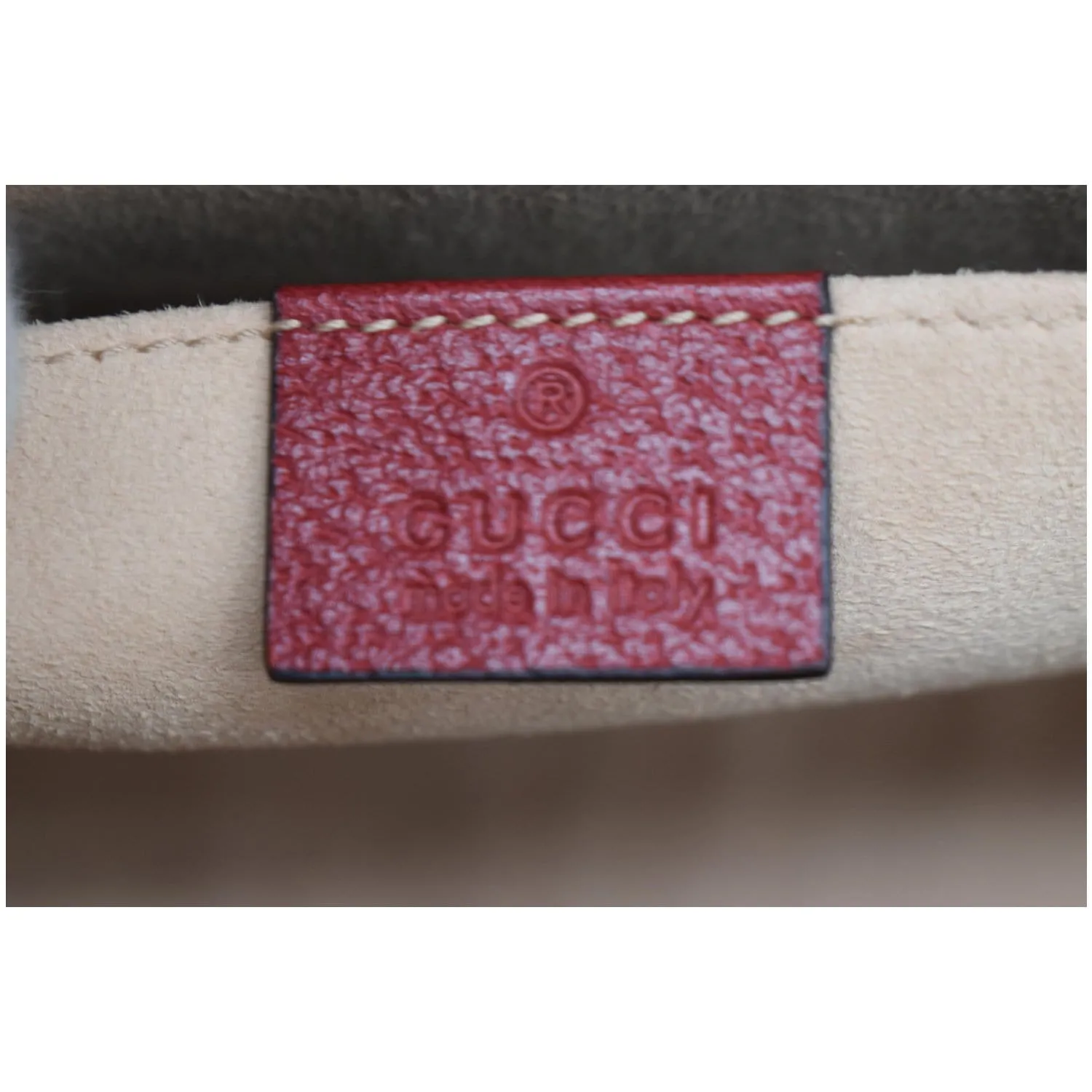 GUCCI Ophidia GG Floral Canvas Pouch Bag Red 625549