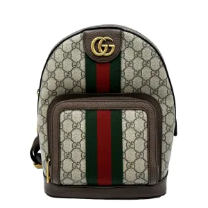 GUCCI Ophidia Small GG Supreme Canvas Backpack Beige 547965