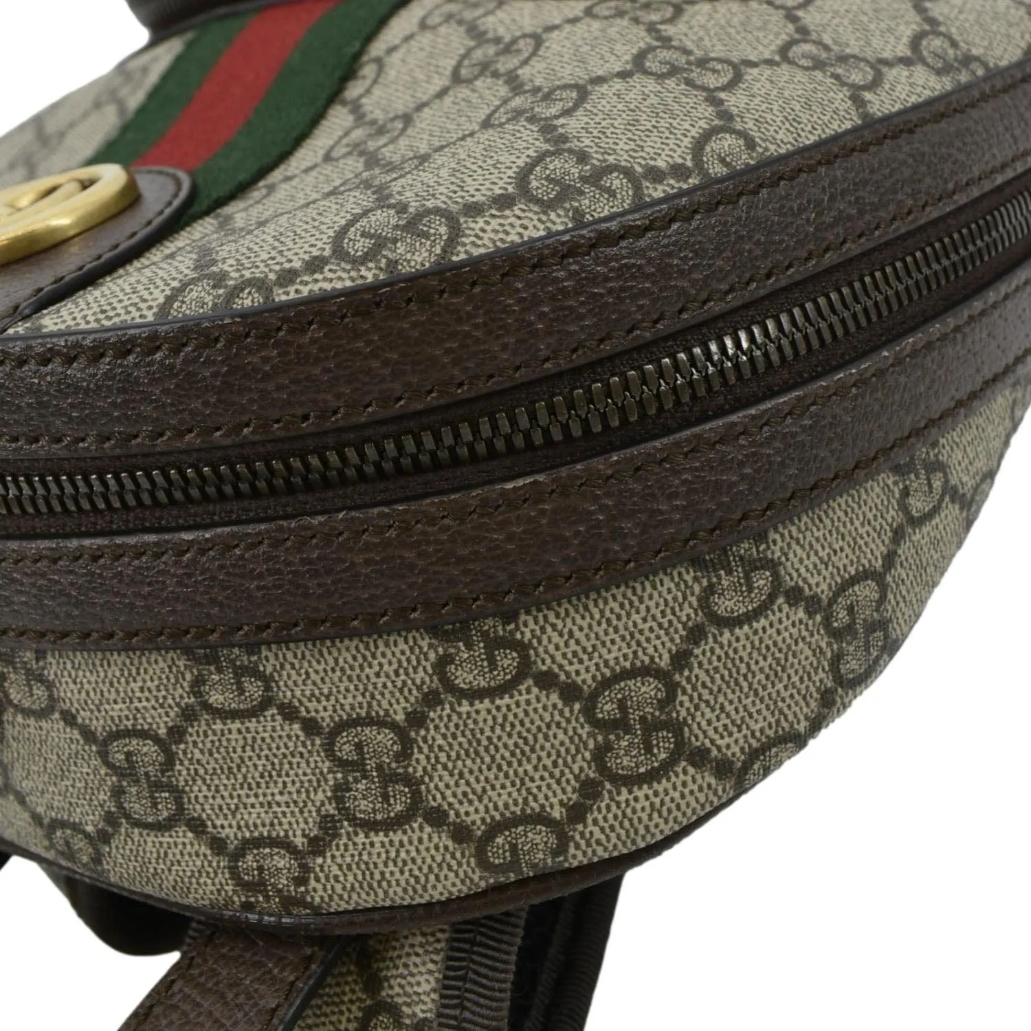 GUCCI Ophidia Small GG Supreme Canvas Backpack Beige 547965
