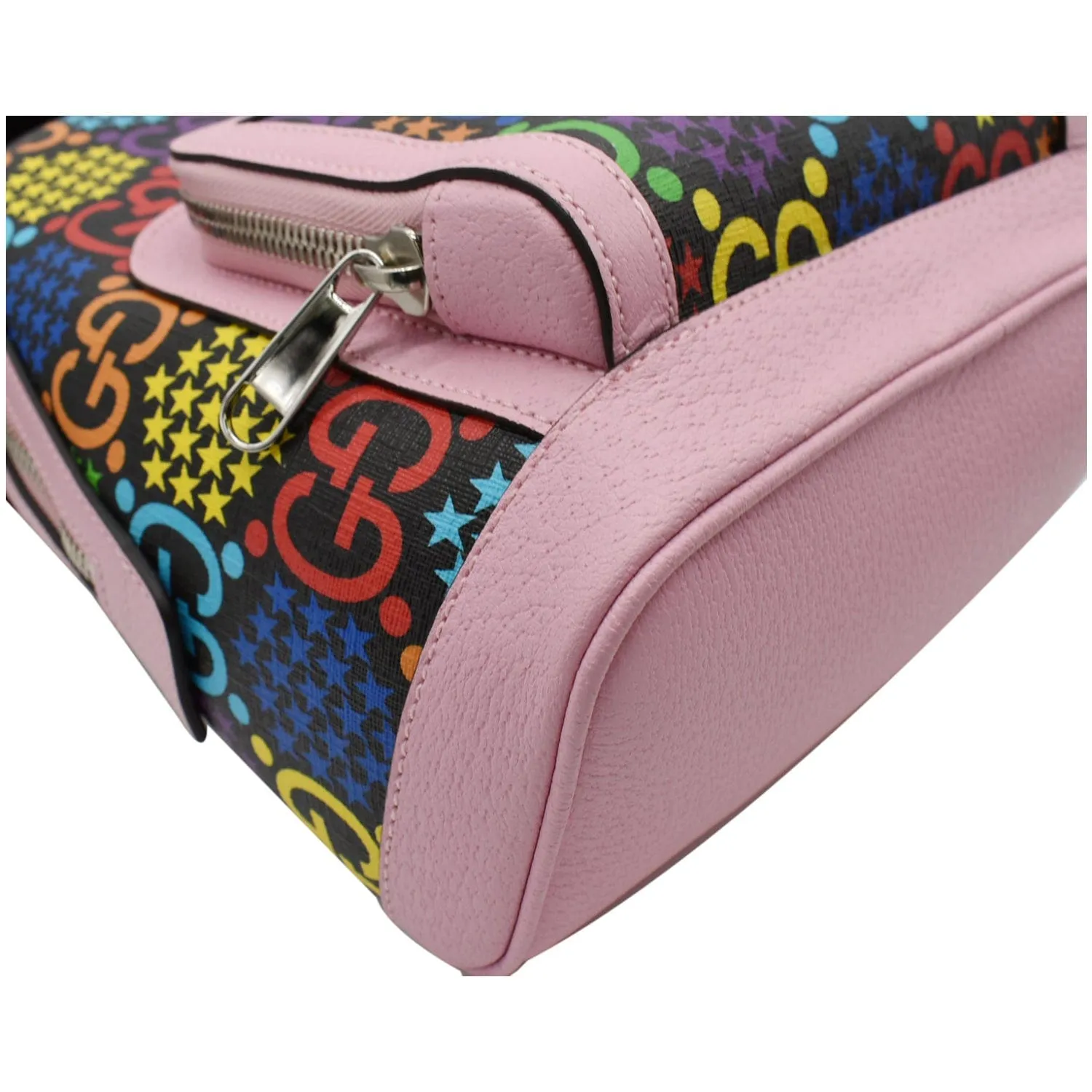 GUCCI Psychedelic GG Supreme Monogram Canvas Backpack Bag Multicolor 601296