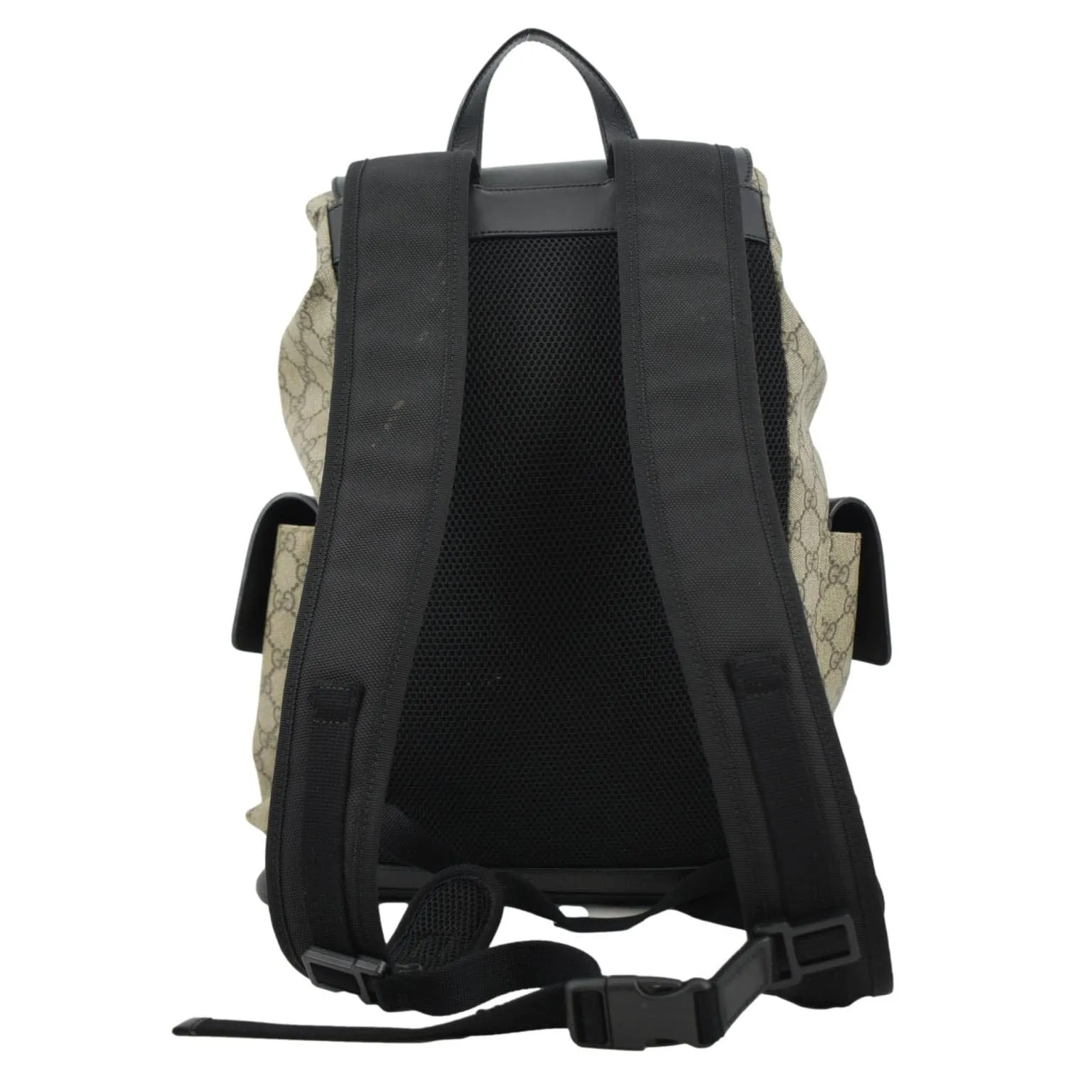 GUCCI Soft GG Supreme Canvas Backpack Bag Beige 450958