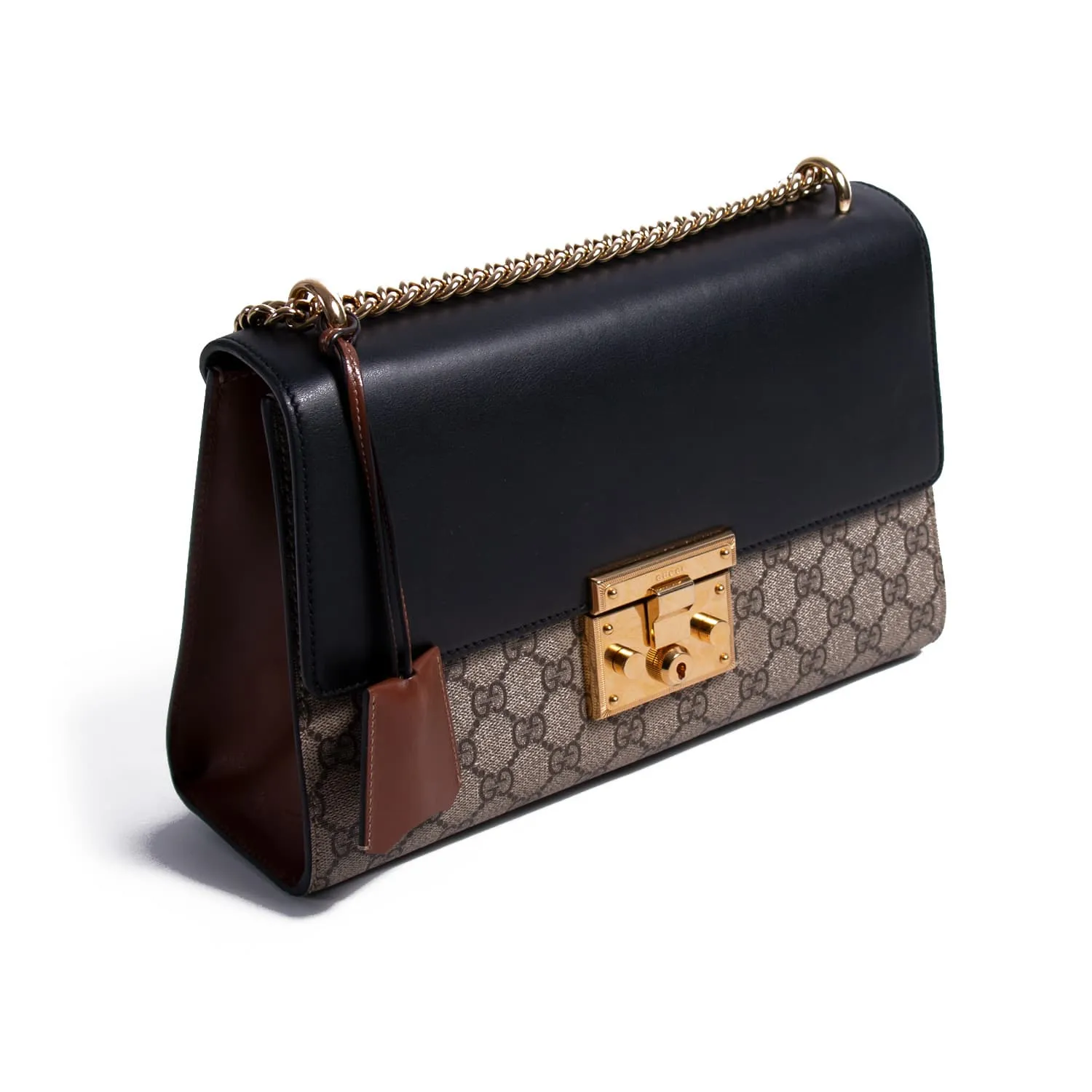 Gucci Supreme Medium Padlock Shoulder Bag