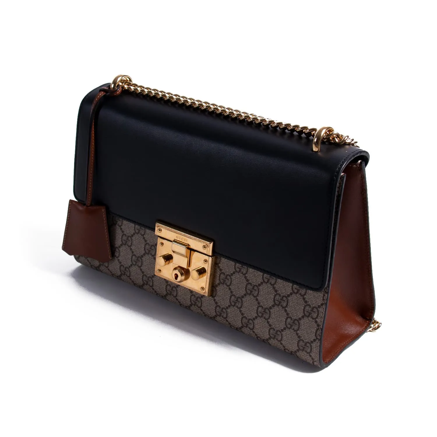 Gucci Supreme Medium Padlock Shoulder Bag