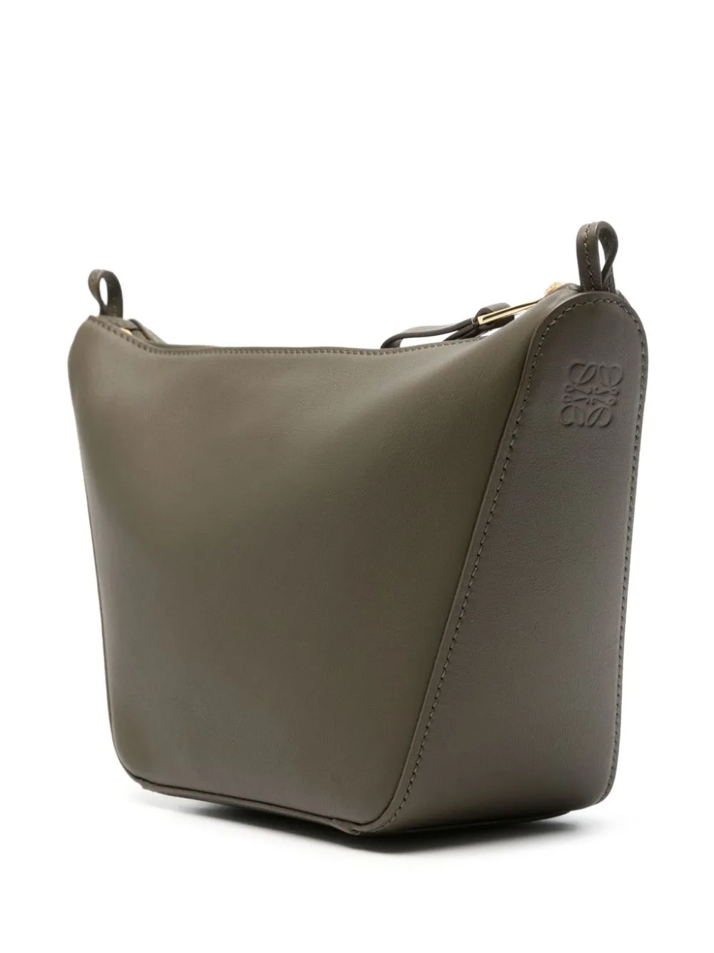 Hammock mini leather hobo bag