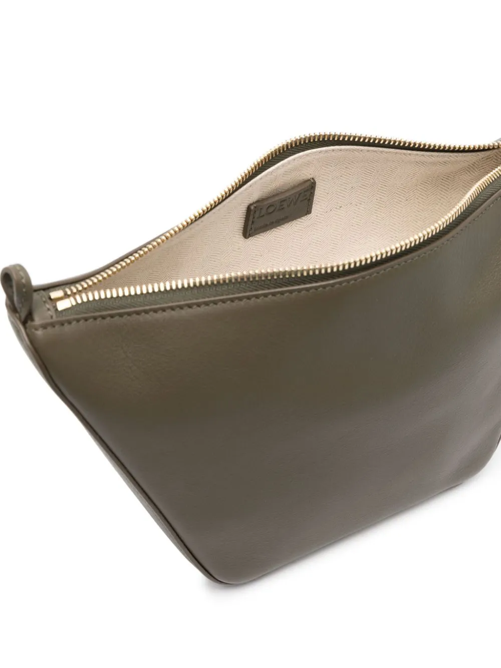Hammock mini leather hobo bag