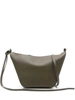 Hammock mini leather hobo bag