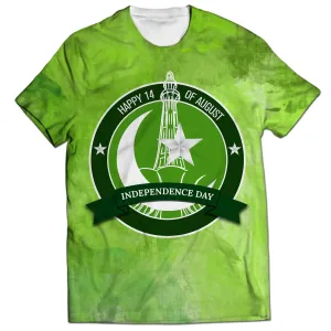 Happy 14th of August Unisex All-Over Print T-Shirt