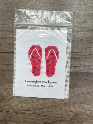 HB-18 - Mini - Red Flip Flops