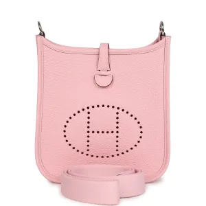 Hermes Evelyne TPM Rose Sakura Clemence Palladium Hardware