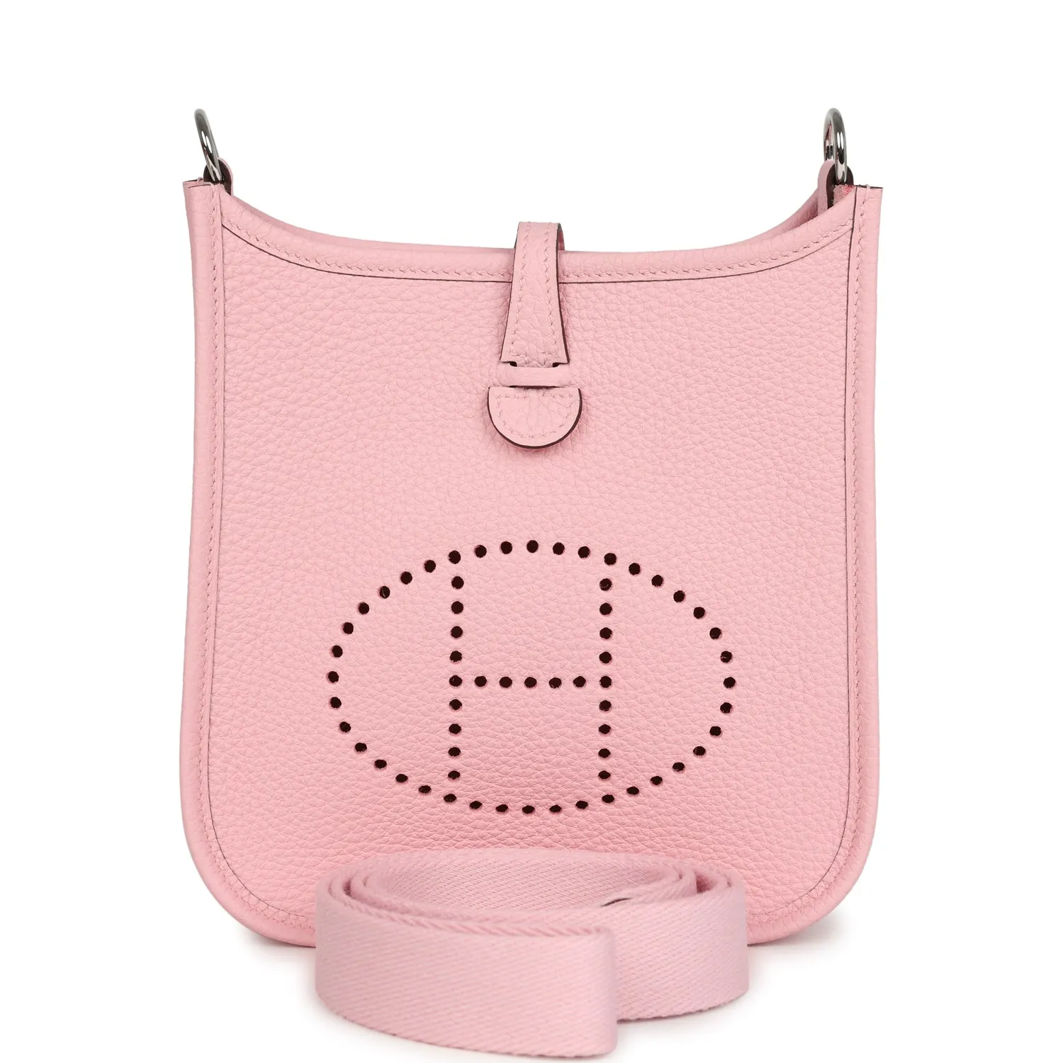 Hermes Evelyne TPM Rose Sakura Clemence Palladium Hardware