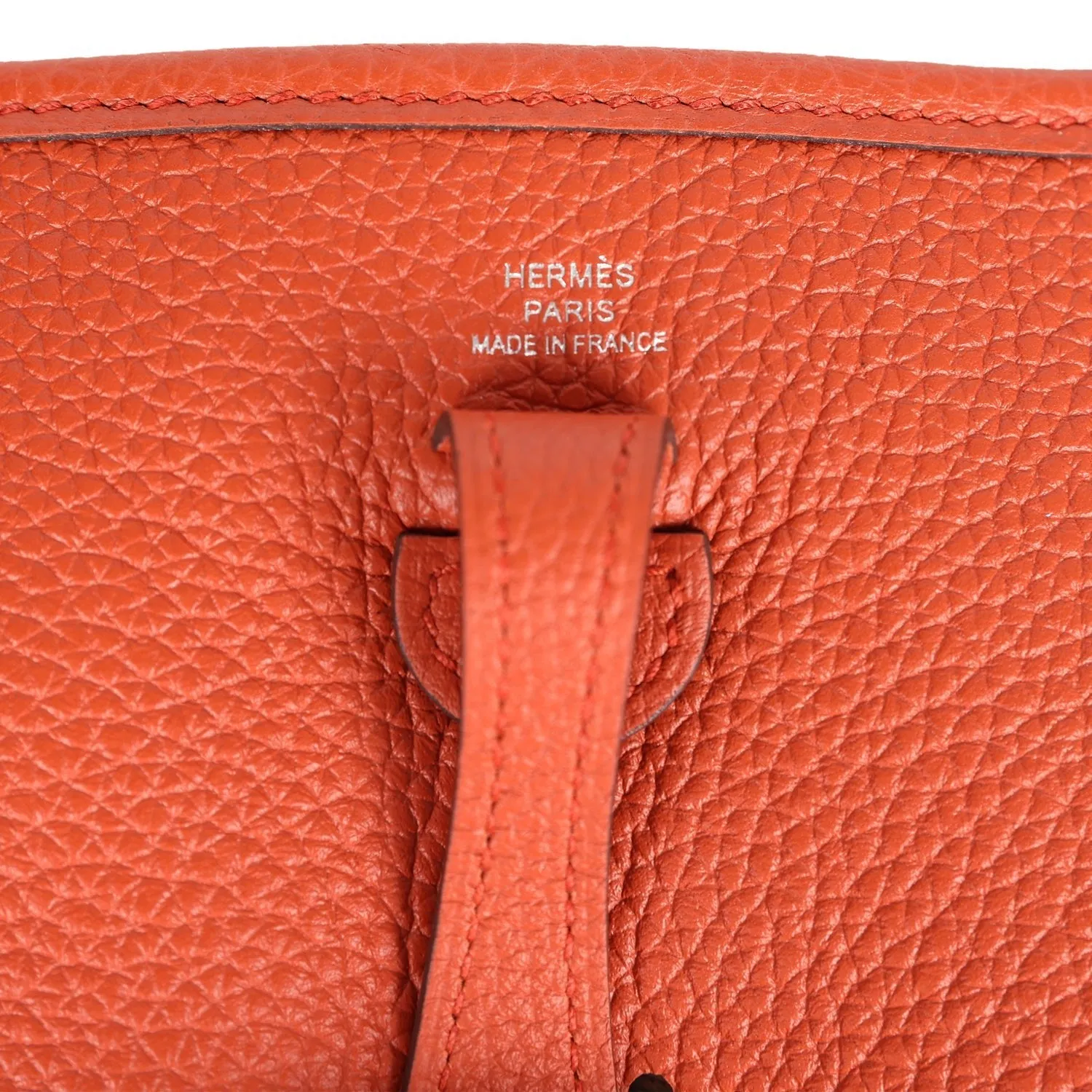 Hermes Evelyne TPM Terre Battue Maurice Palladium Hardware