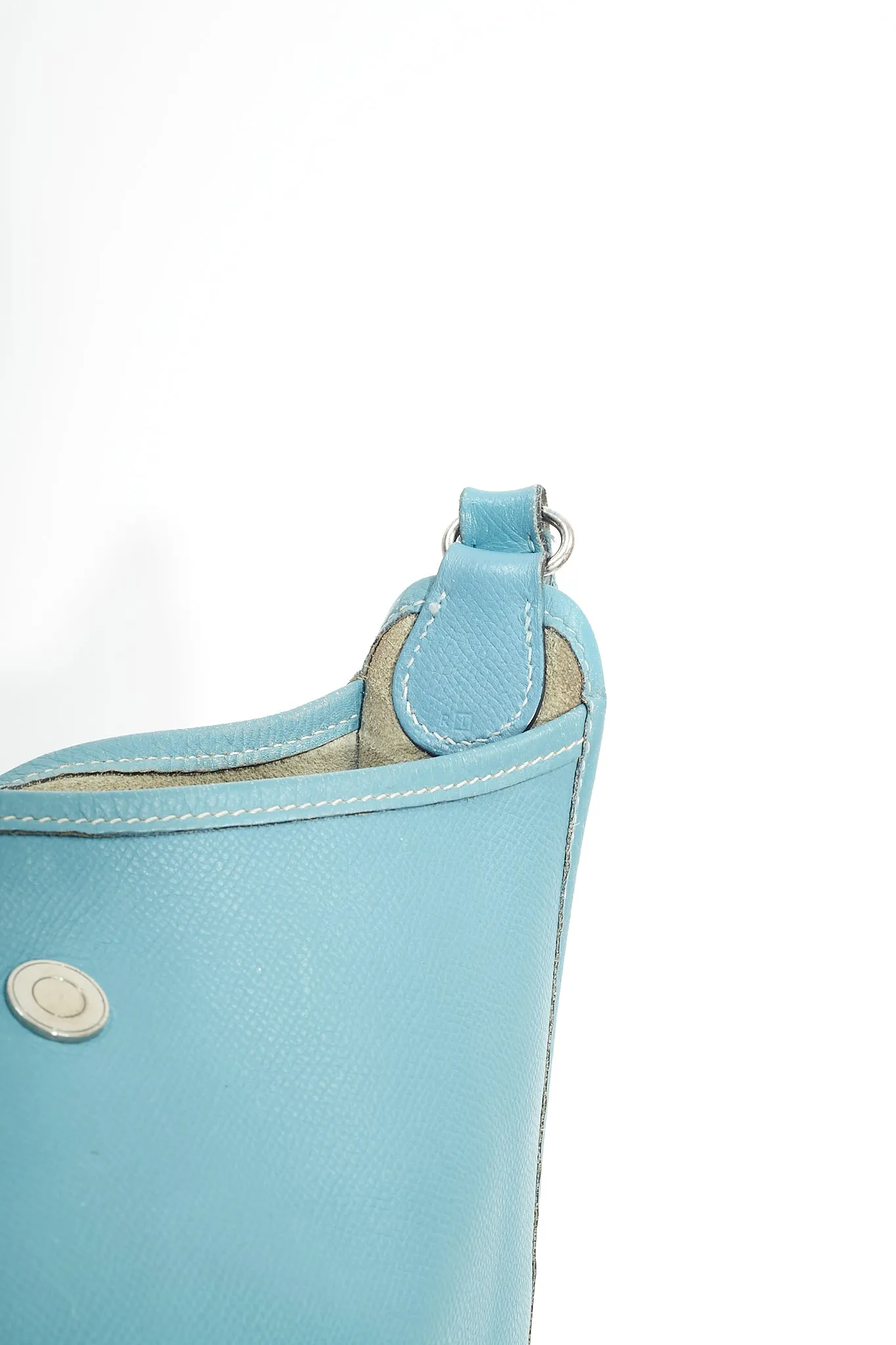 Hermès Bleu Jean Epsom Vespa PM Shoulder Bag