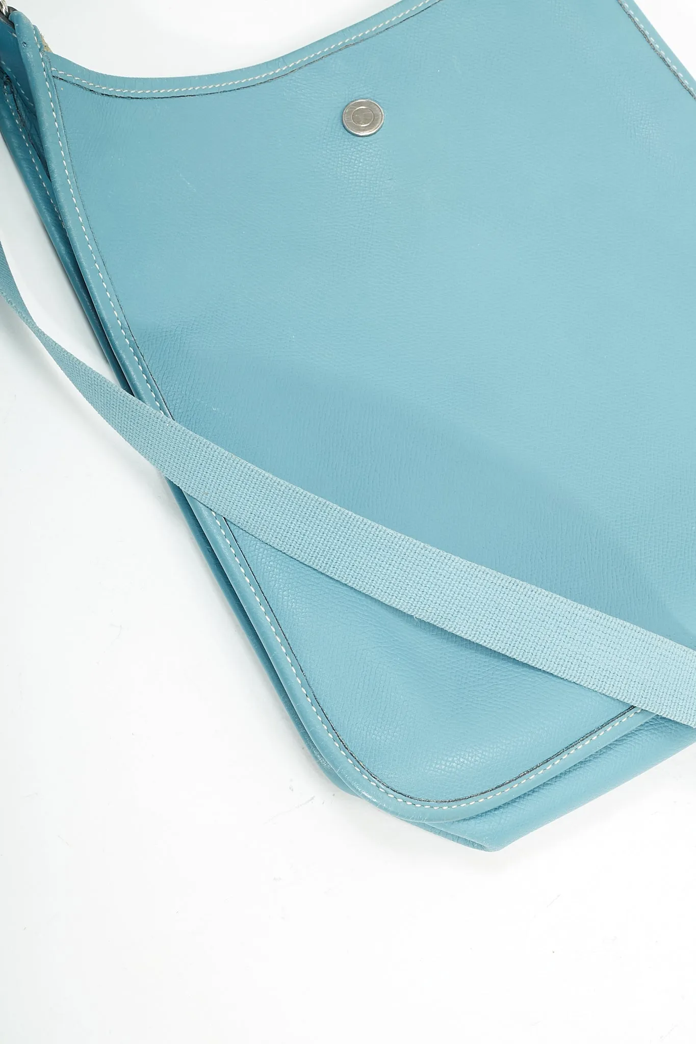 Hermès Bleu Jean Epsom Vespa PM Shoulder Bag