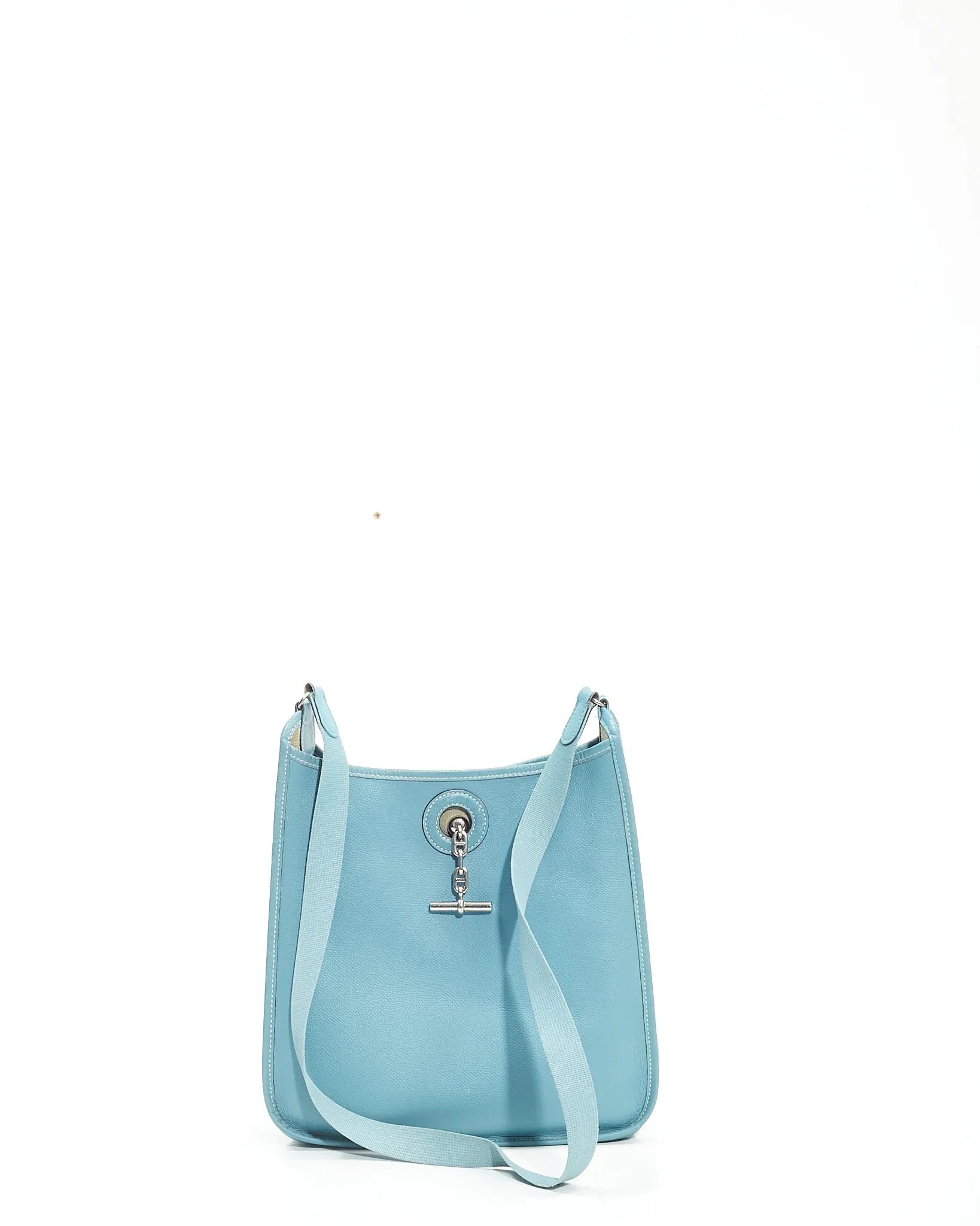 Hermès Bleu Jean Epsom Vespa PM Shoulder Bag