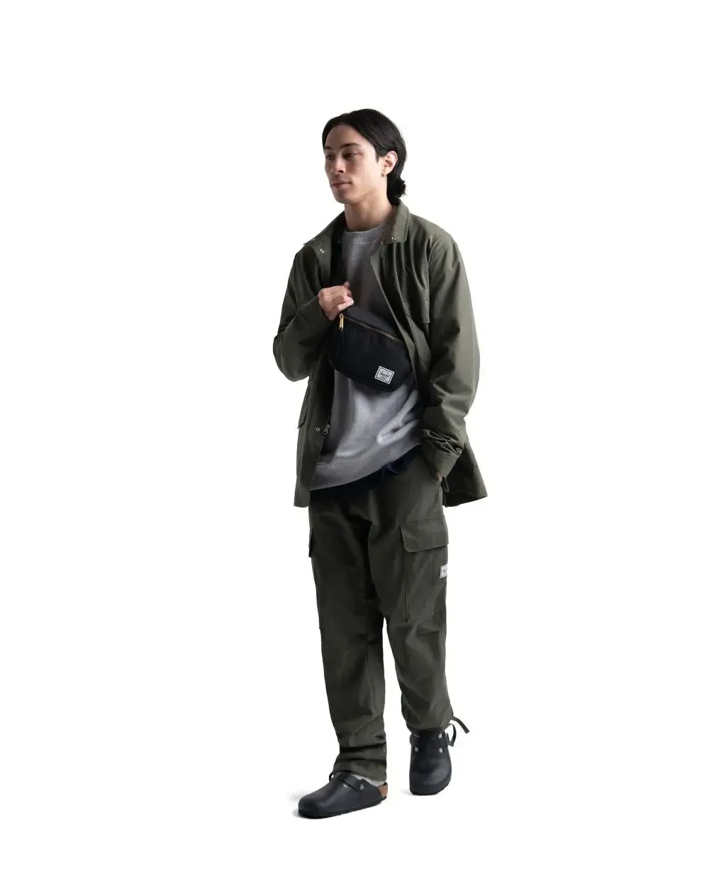 Herschel Fifteen Hip Pack Dye Wash Black