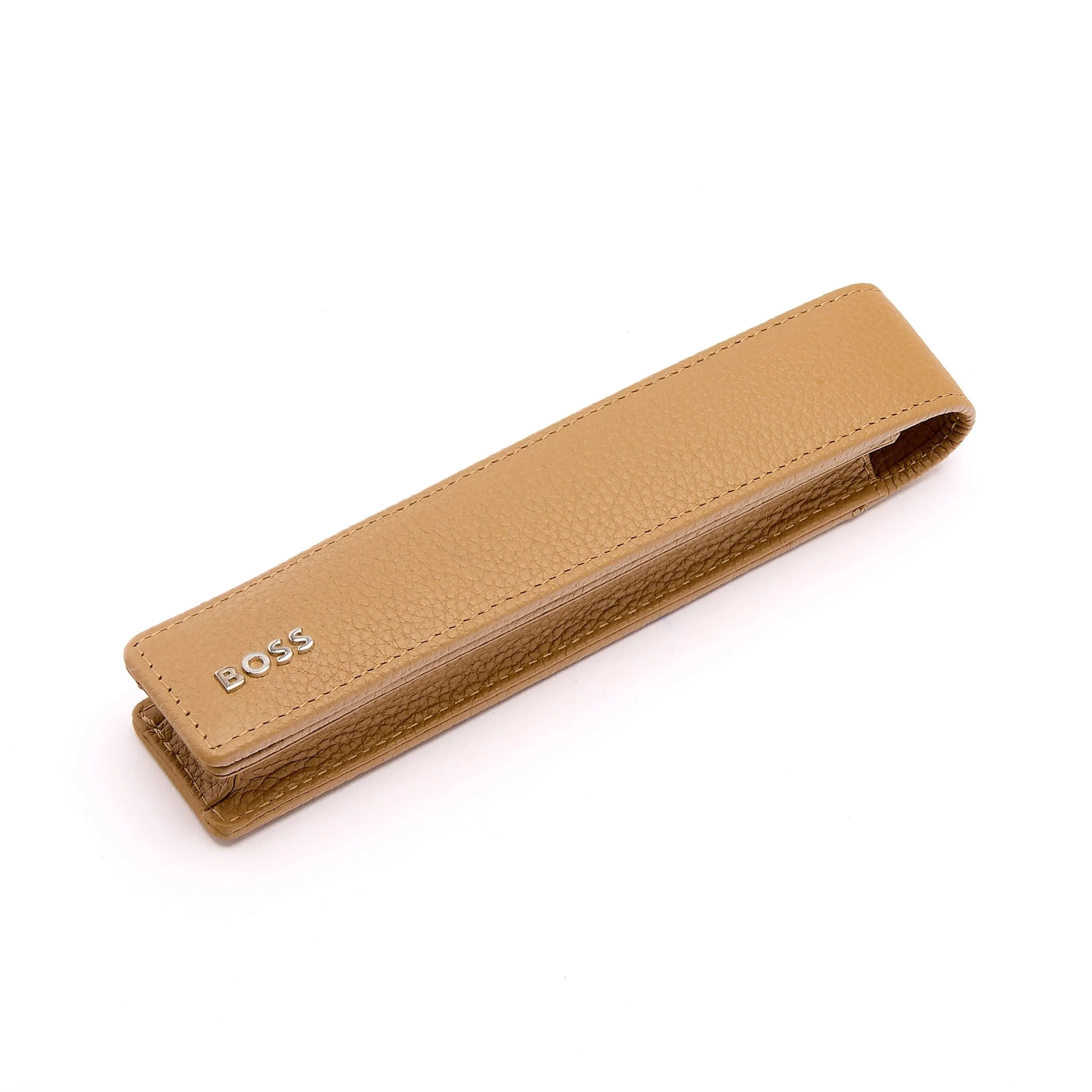 HUGO BOSS HLB417X - Single pen pouch Classic Grained Camel