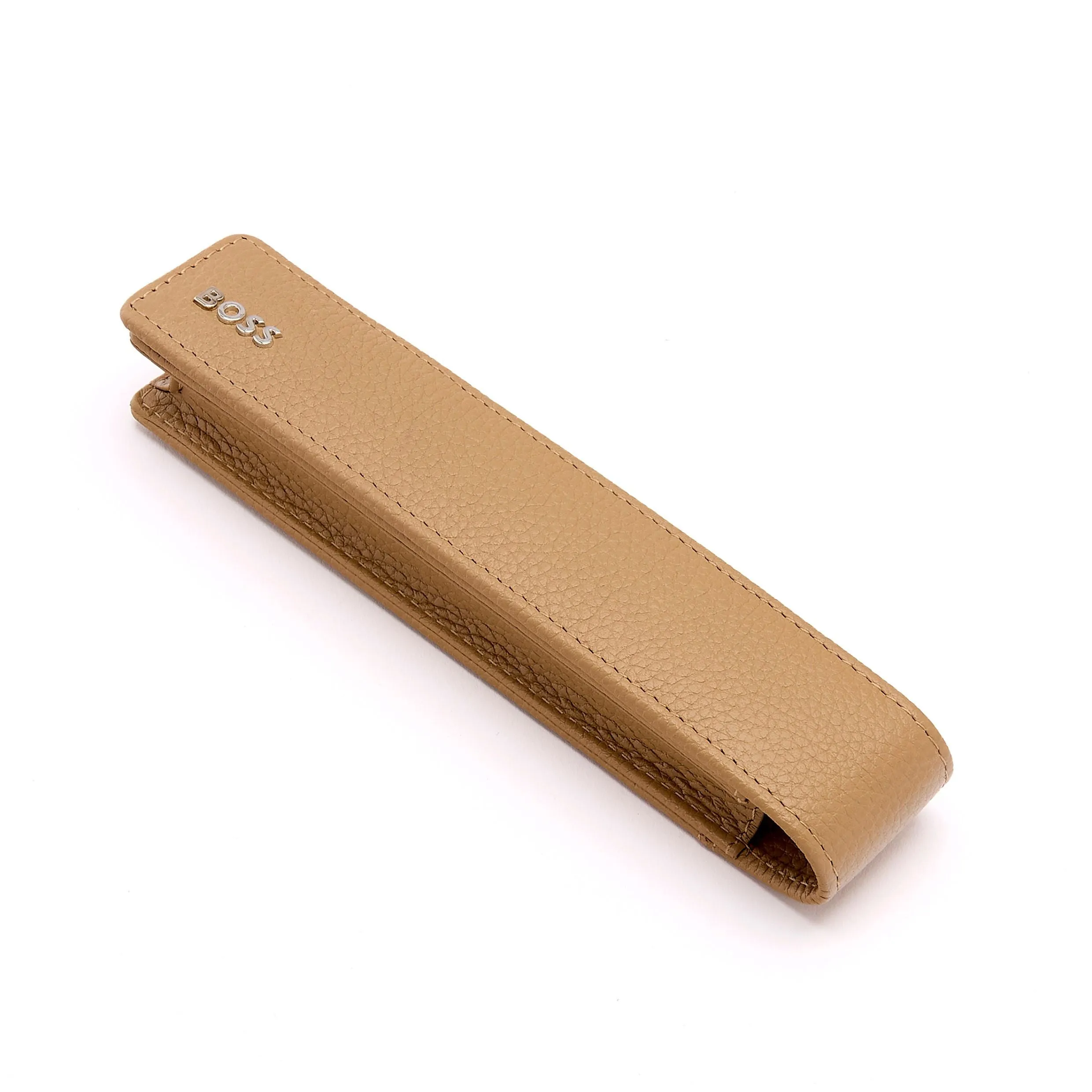 HUGO BOSS HLB417X - Single pen pouch Classic Grained Camel