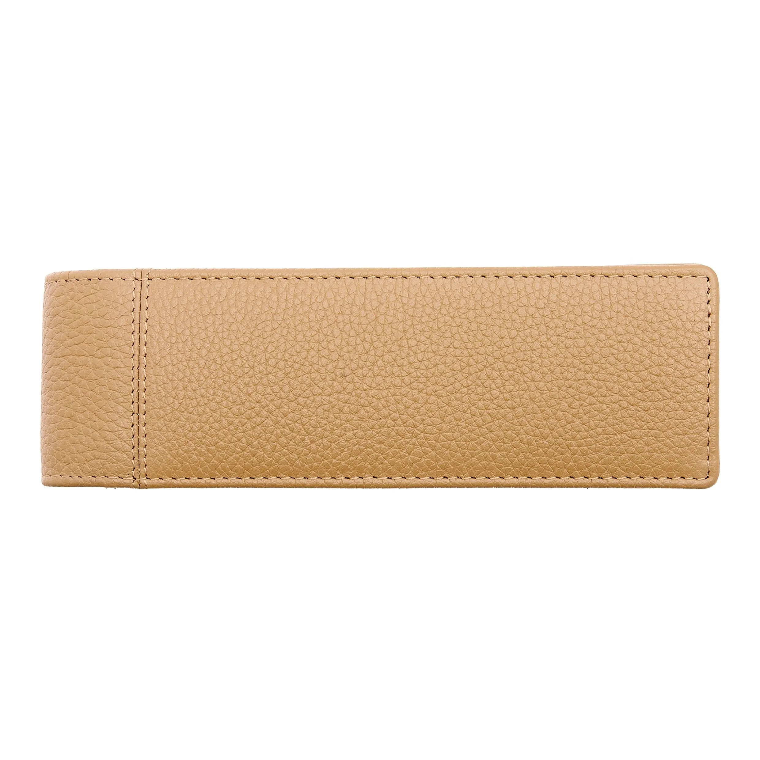 HUGO BOSS HLD417X - Double pen pouch Classic Grained Camel