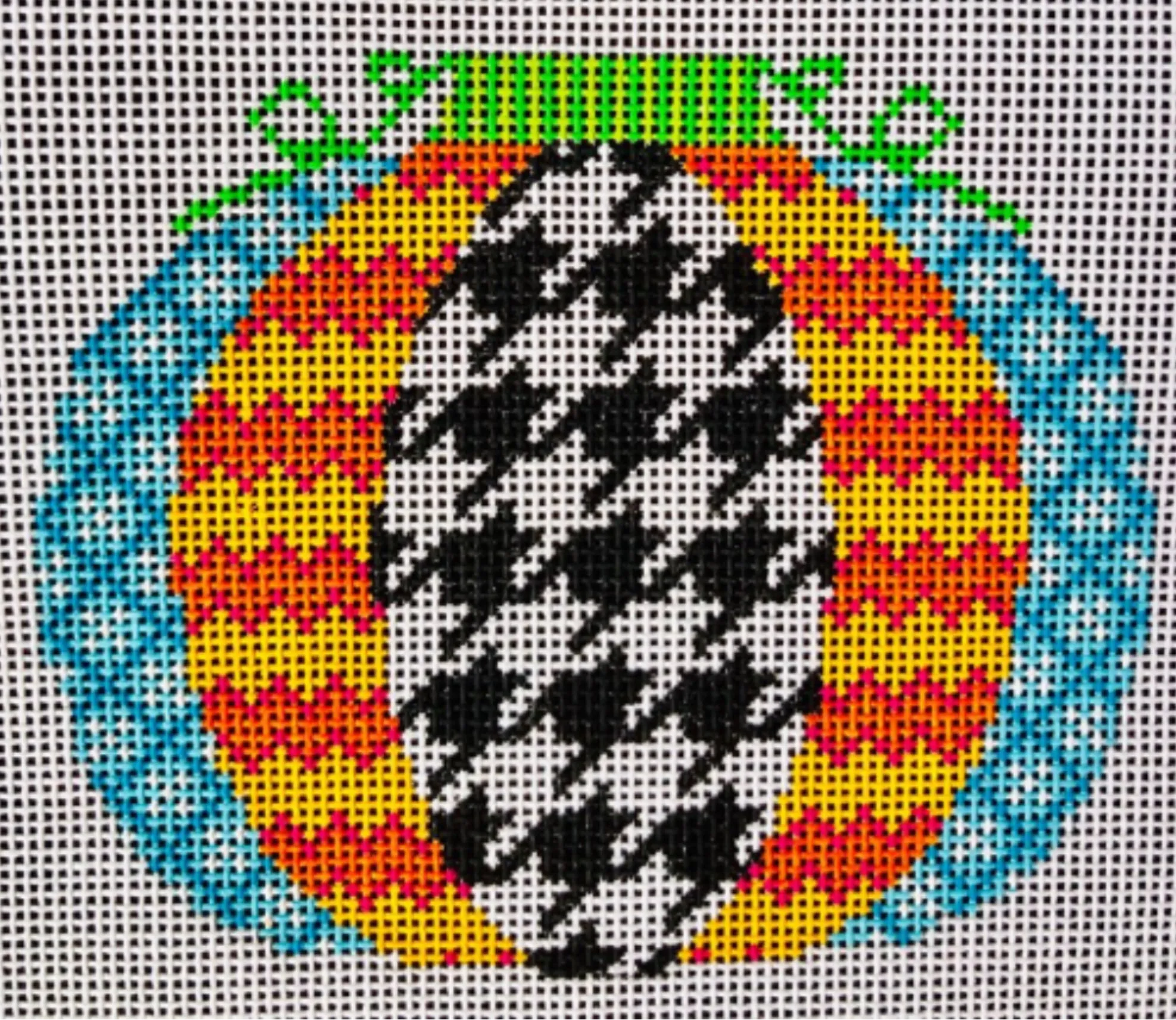 HW146AI Pumpkin Parade Houndstooth Mini