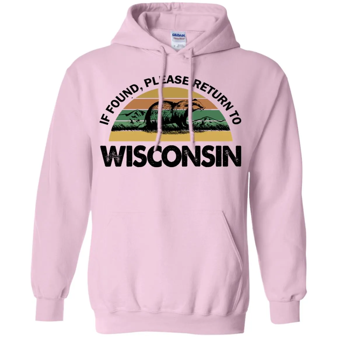 If Found Please Return To Wisconsin Funny T-shirt