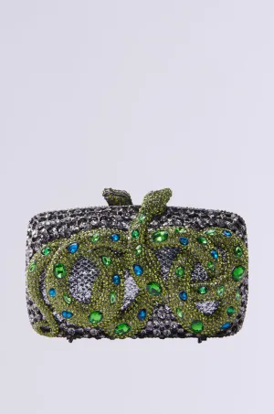 IN THE GARDEN RHINESTONE CLUTCH