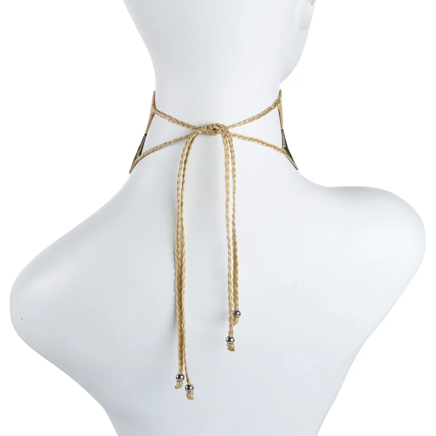 Inti Choker - Black and Nude