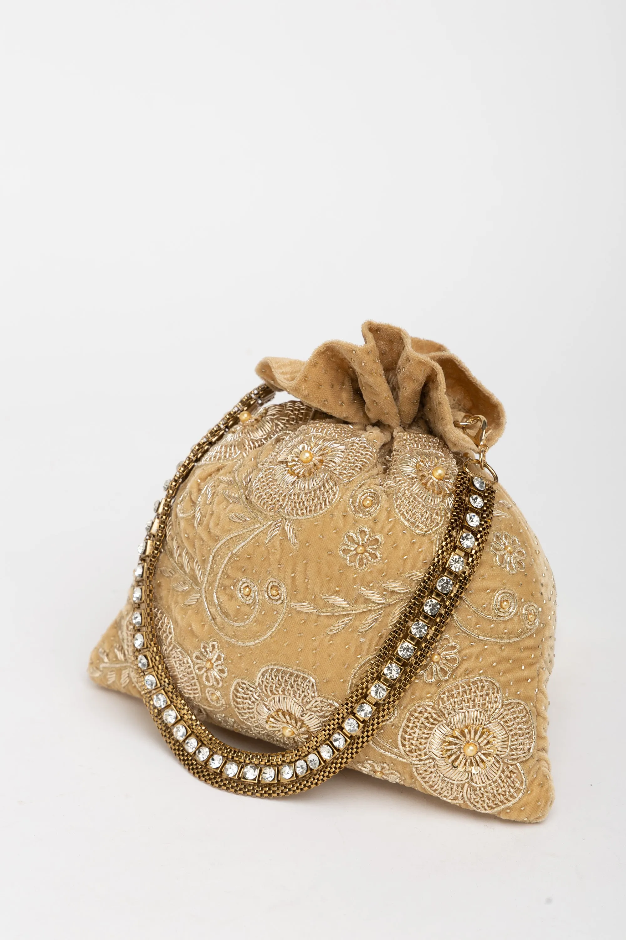 Jagavi Potli – Beige Gold