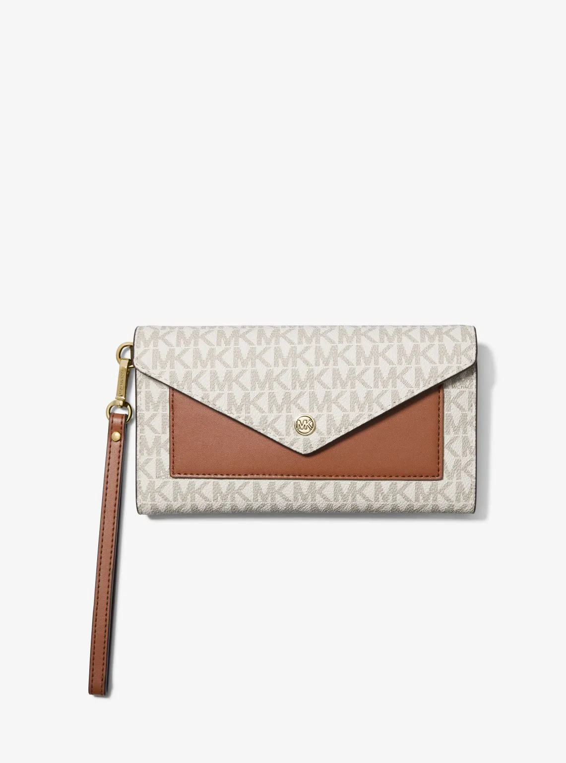 Jet Set Large Signature Logo Envelope Wristlet
