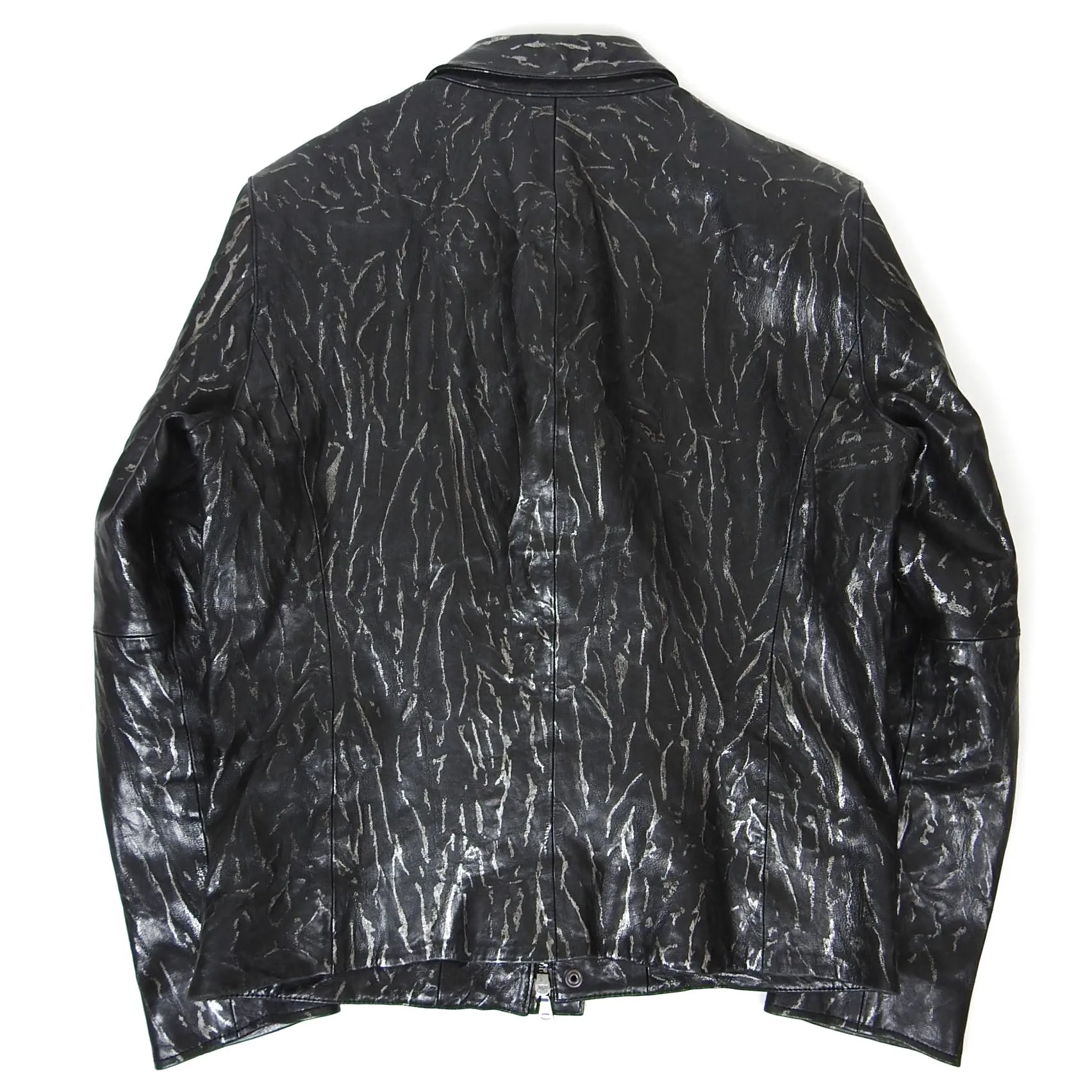 John Varvatos Leather Jacket Size 48