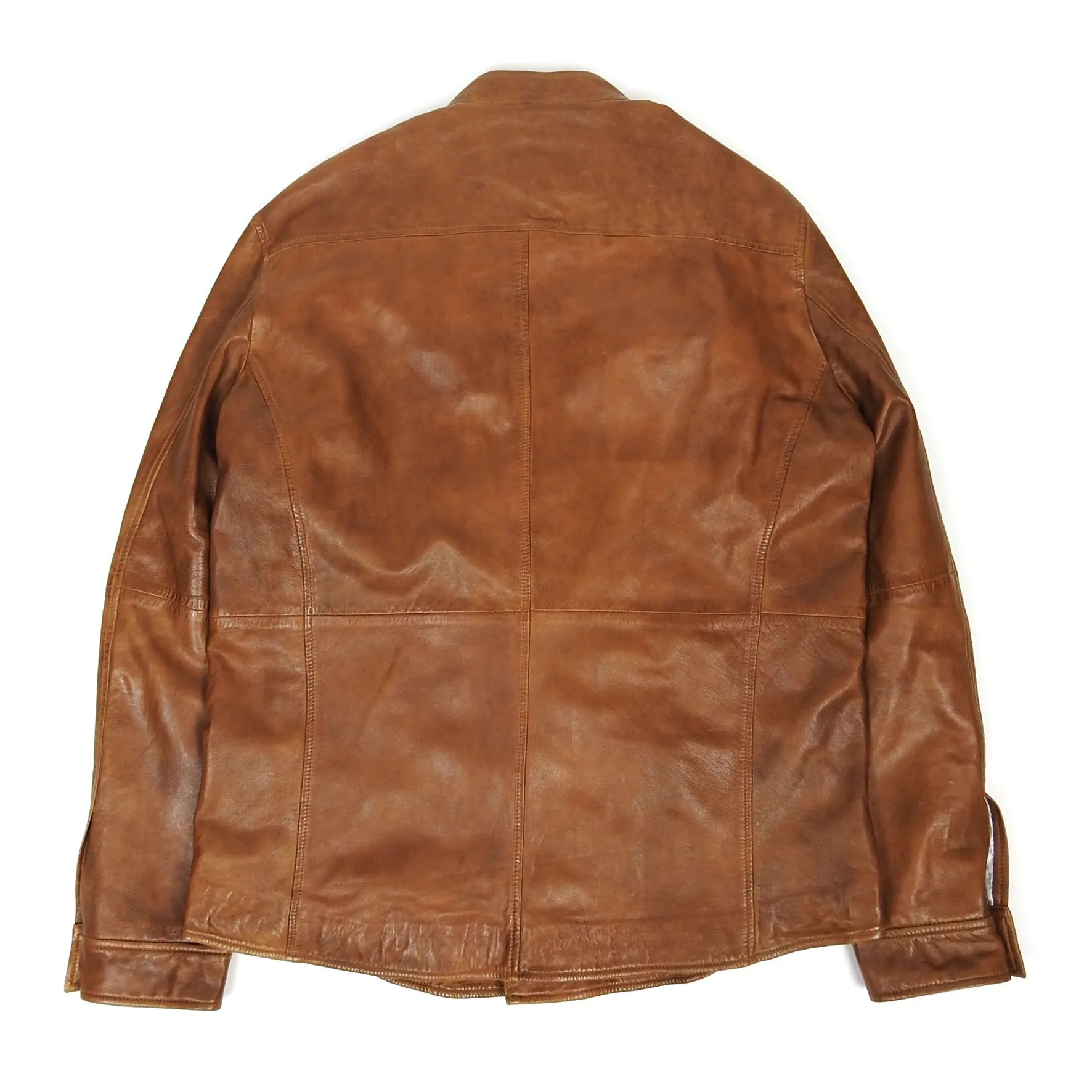 John Varvatos Leather Jacket Size XL