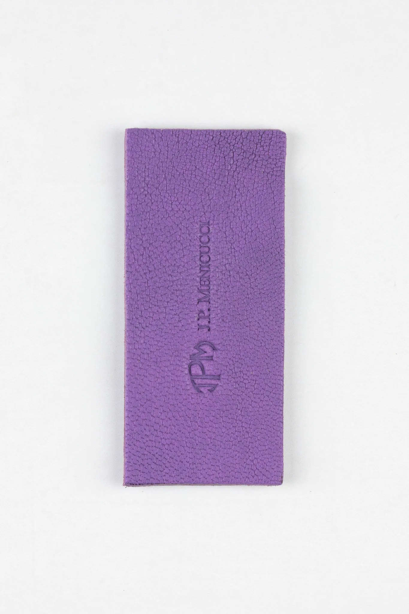 JPM Single Watch Leather Travel Pouch in PURPLE