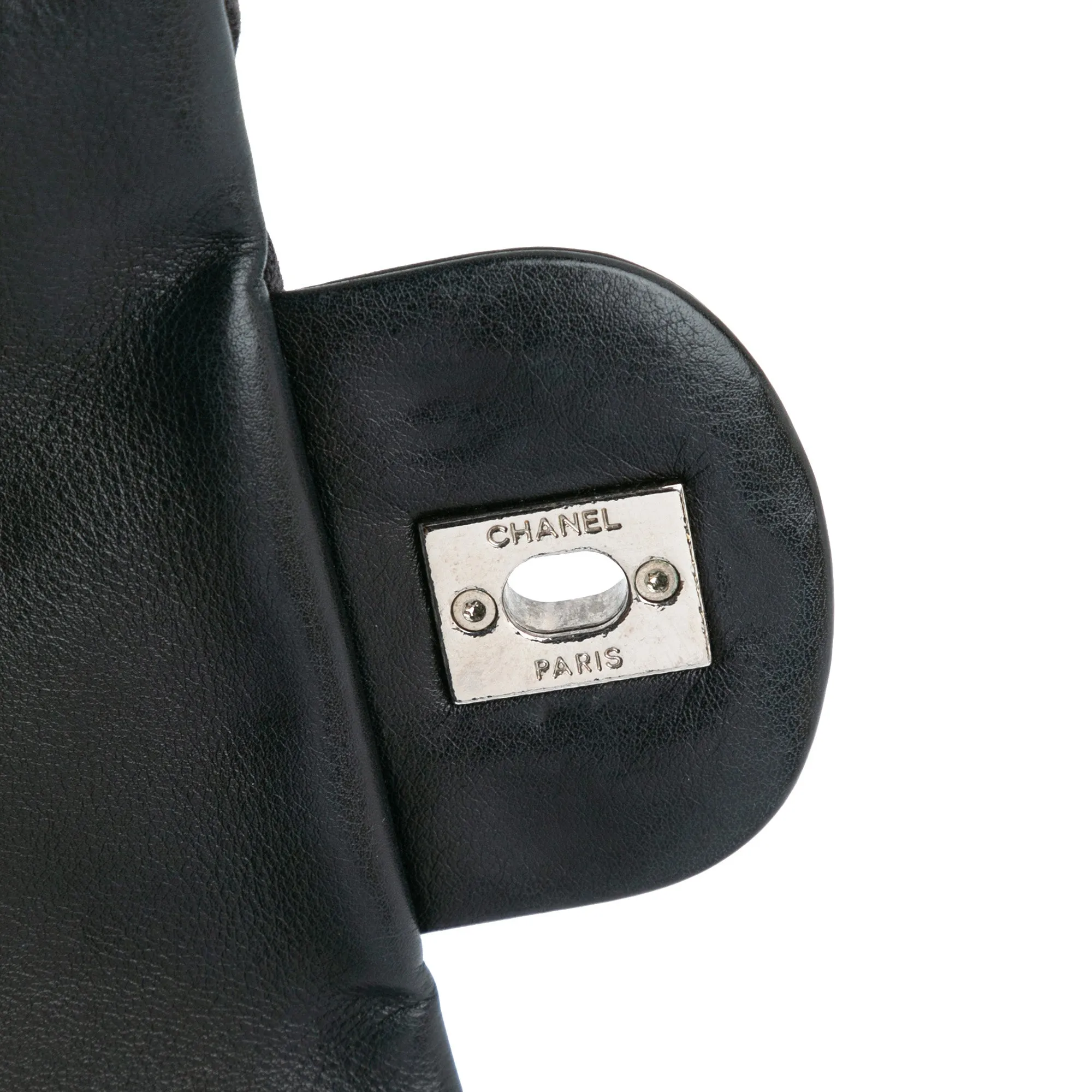 Jumbo Calfskin Canebiers Net Flap