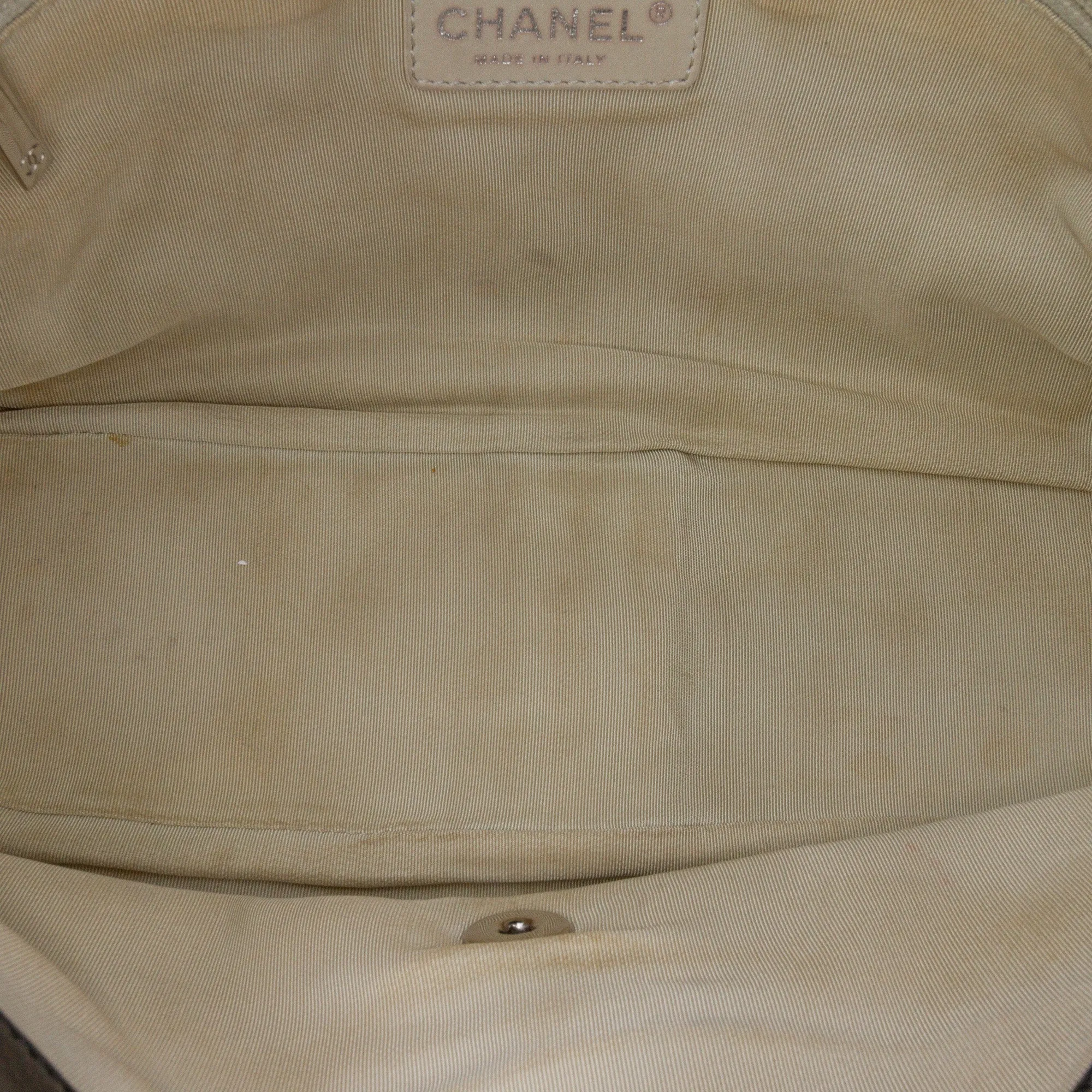 Jumbo Calfskin Canebiers Net Flap
