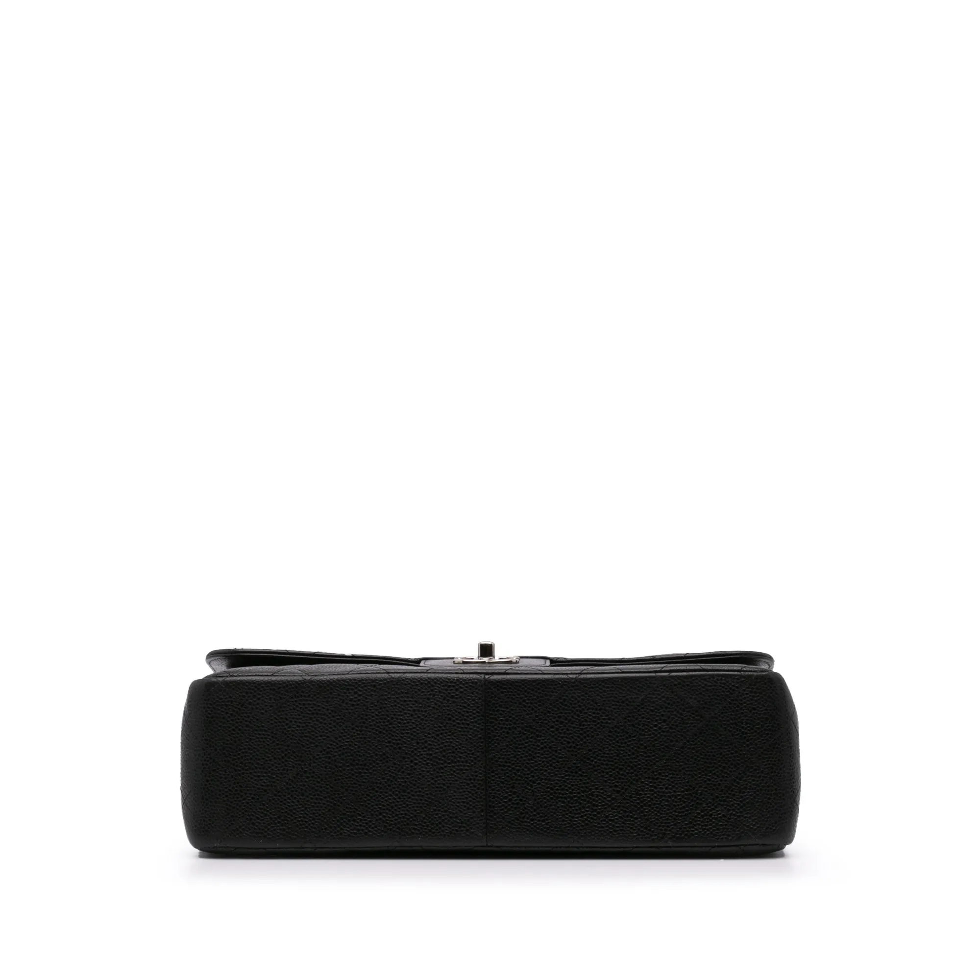 Jumbo Classic Caviar Double Flap