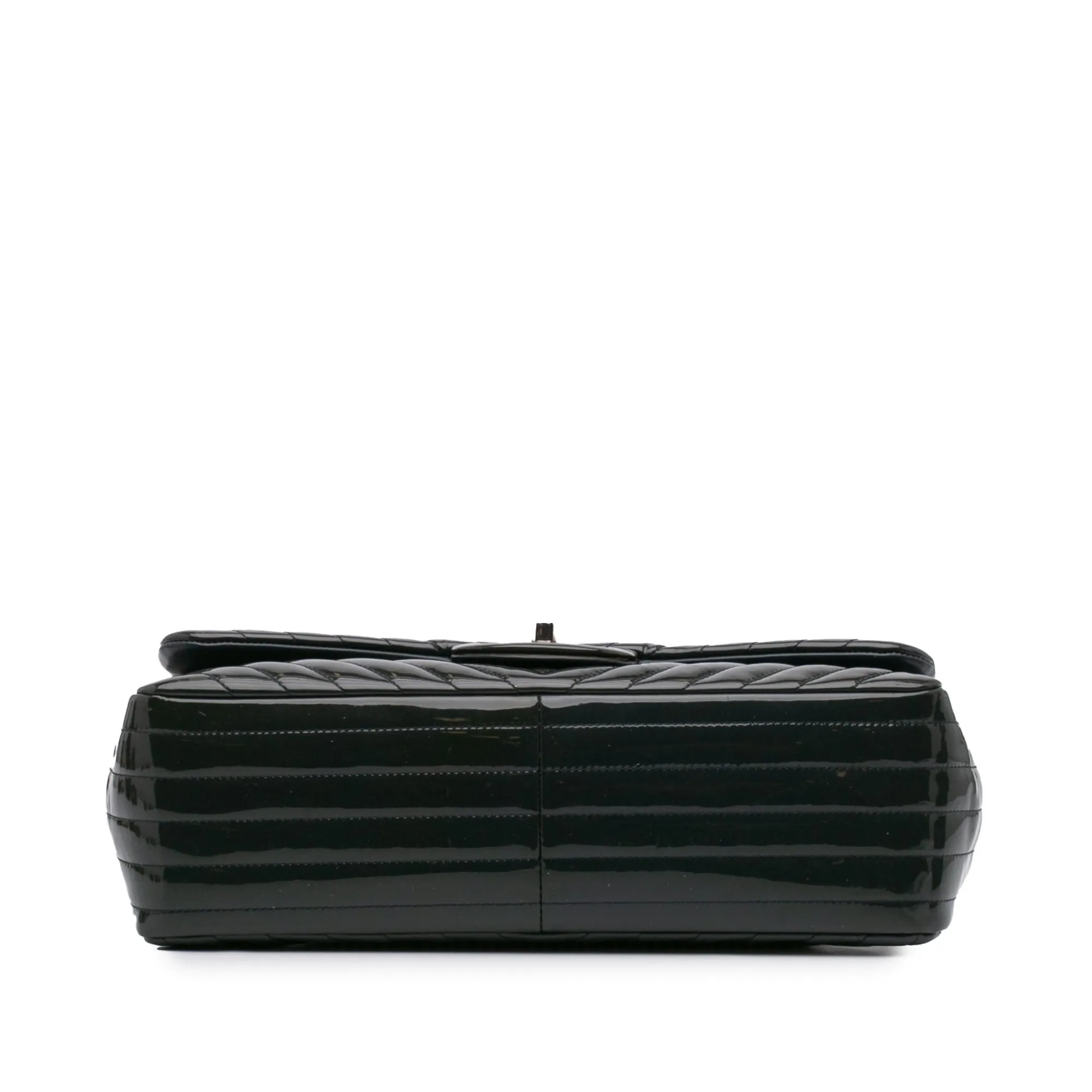 Jumbo Classic Chevron Patent Double Flap