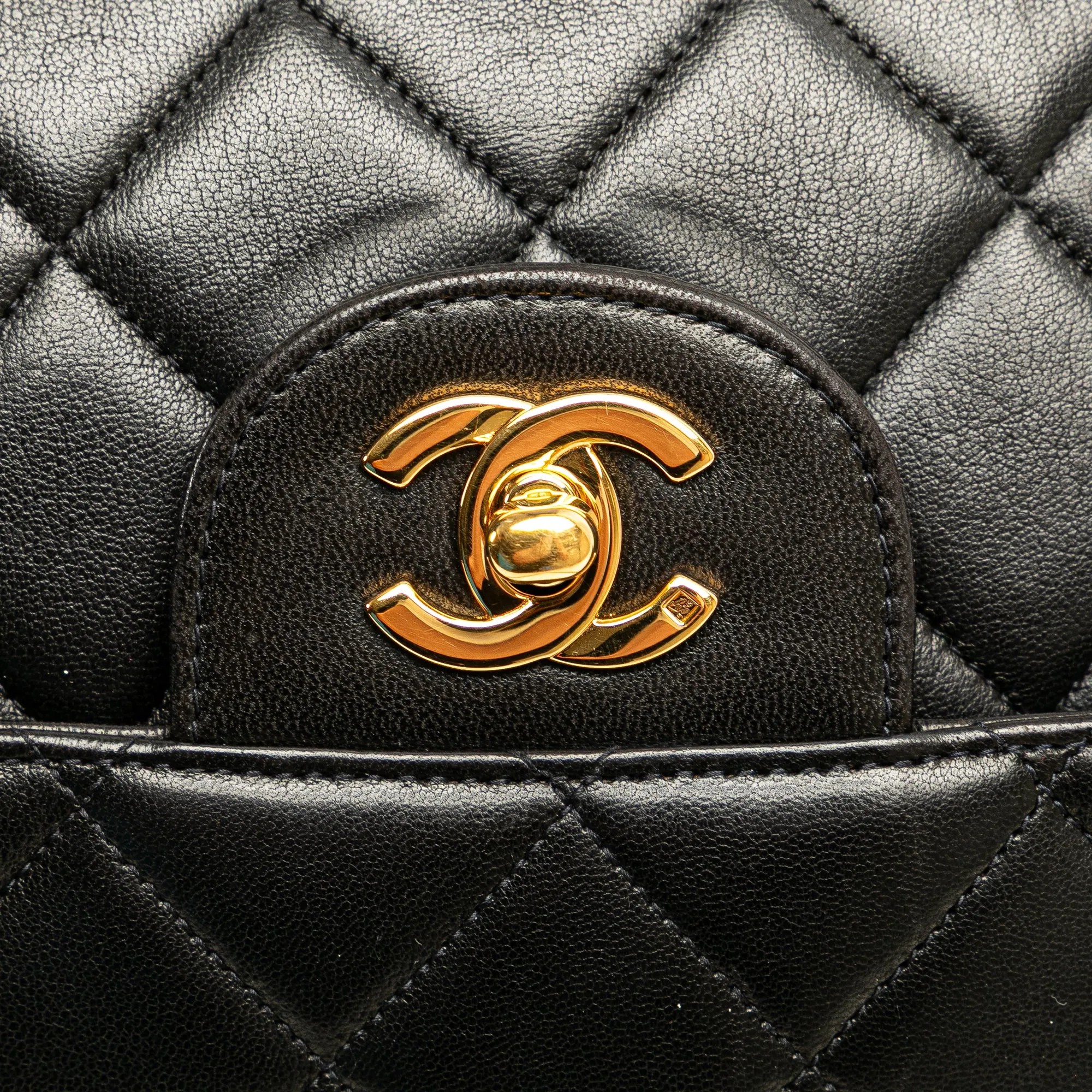 Jumbo Lambskin Double Sided Flap