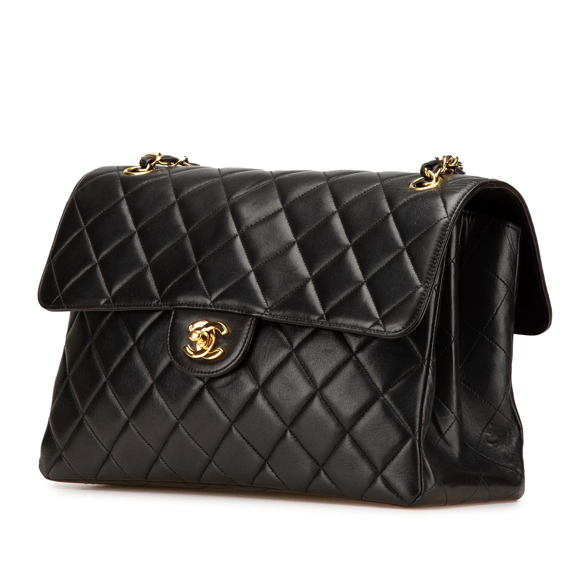 Jumbo Lambskin Double Sided Flap