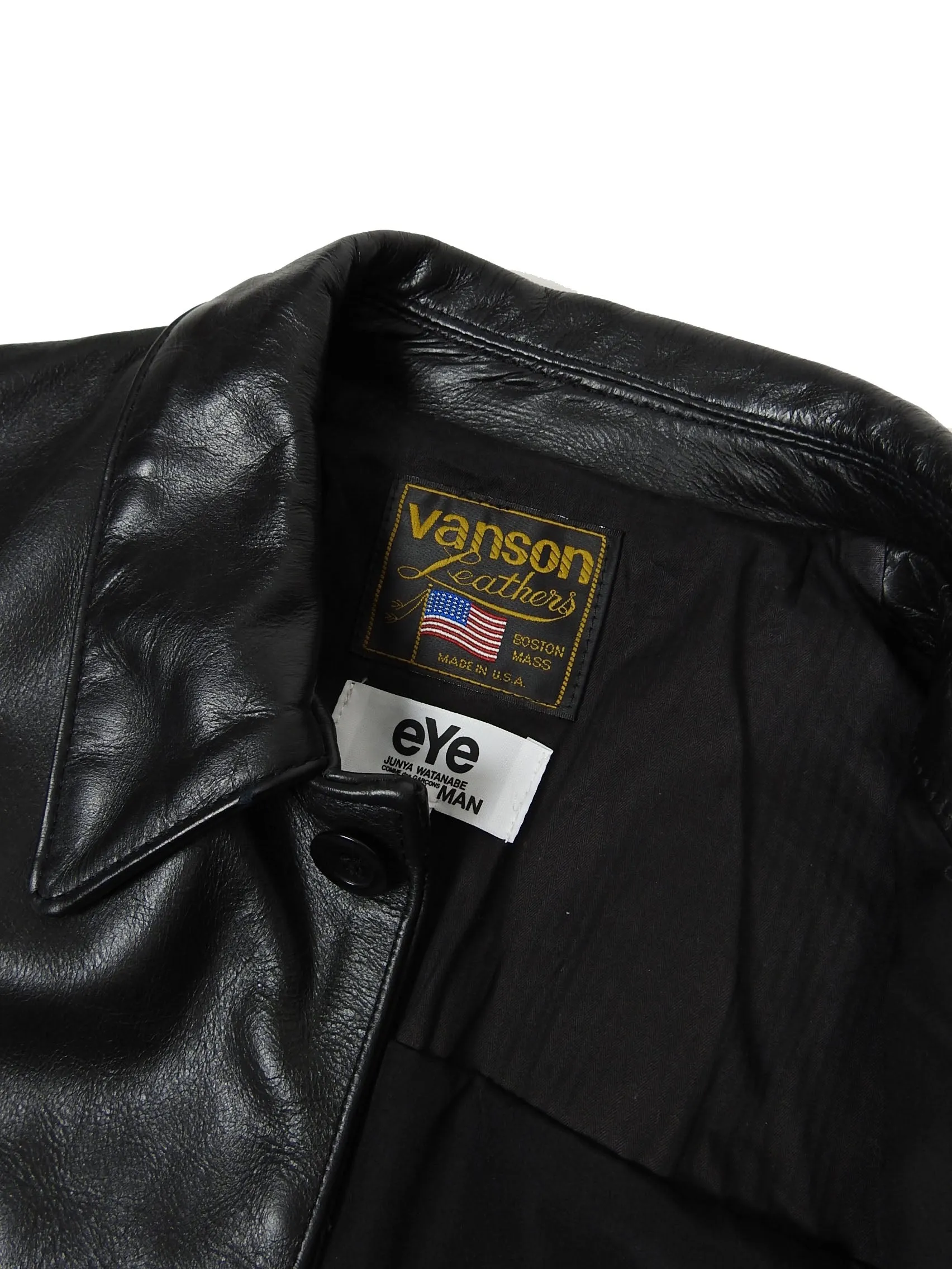 Junya Watanabe x Vanson Leathers AD2014 Leather Jacket Size Medium