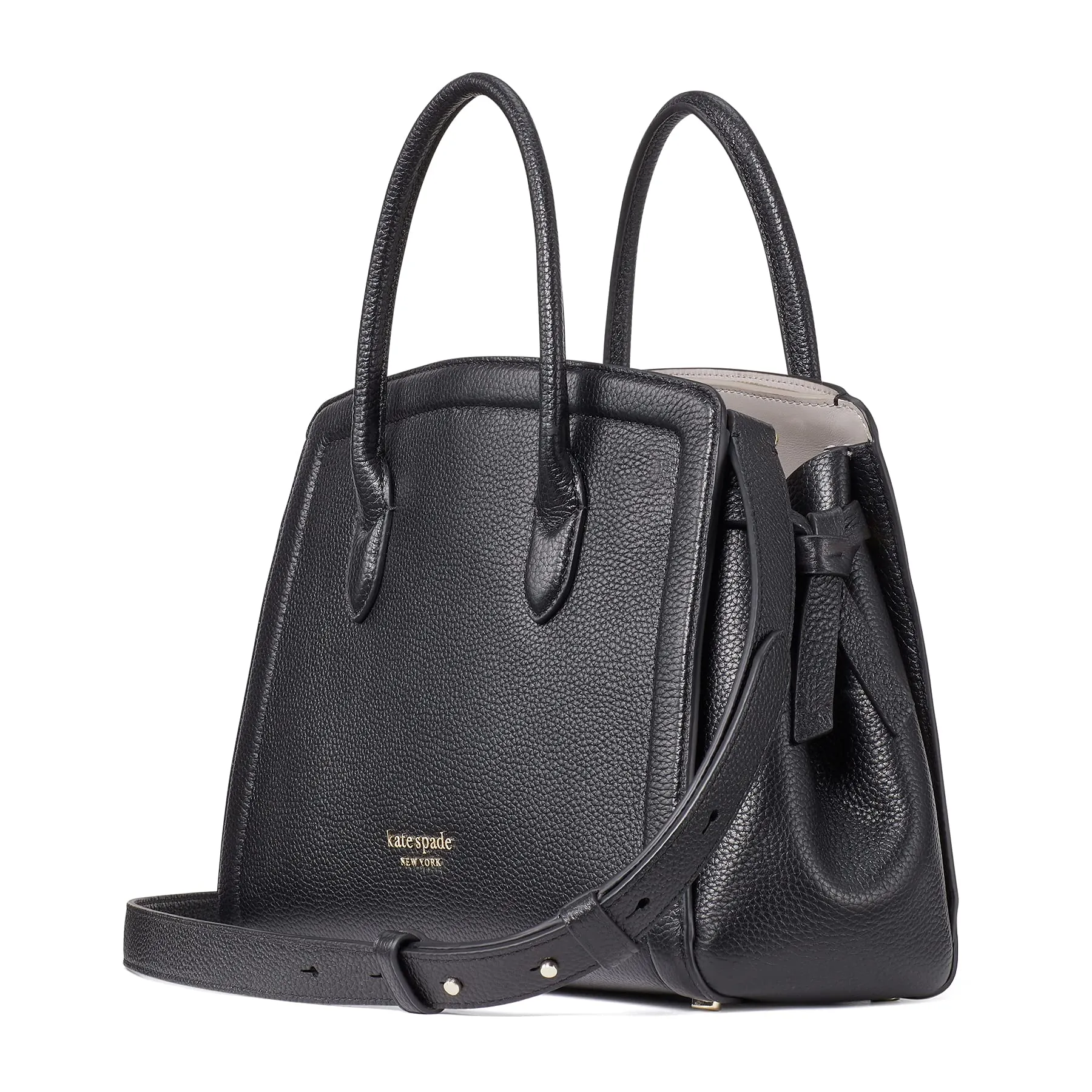 kate spade new york Knott Medium Satchel Black One Size