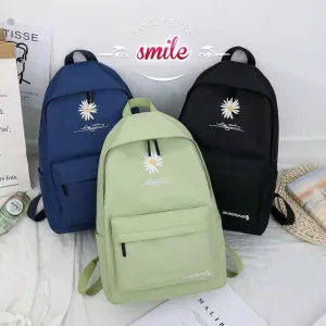 Korean Style Little Daisy Large Capacity Backpacks