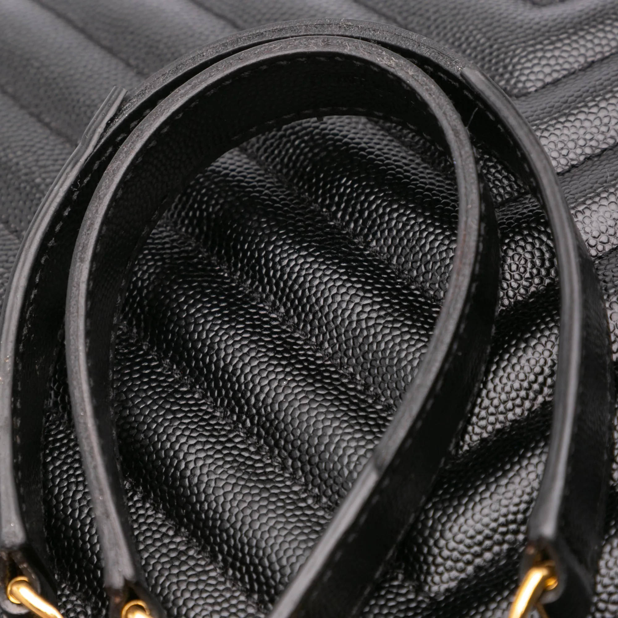 Large Grain de Poudre Monogram Chevron Envelope Bag