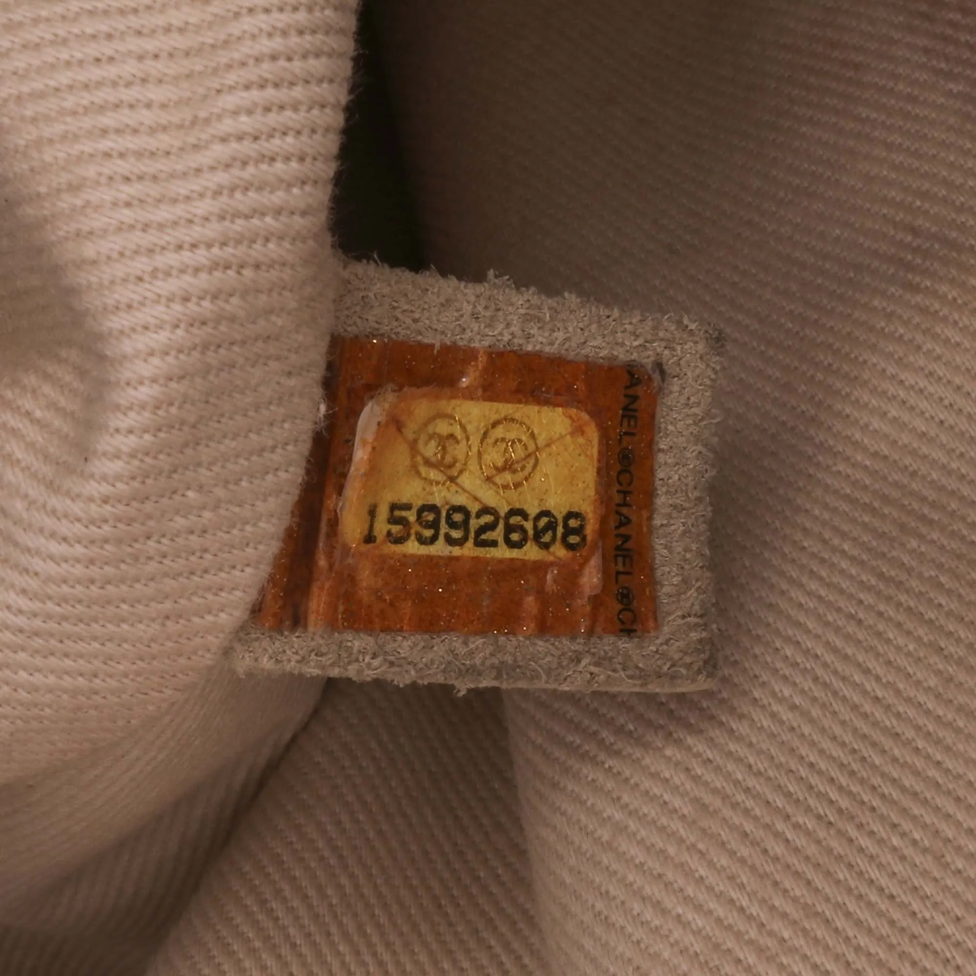 Large Quilted Nubuck Natural Beauty Split Pocket Flap