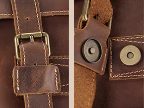 Leather Backpack Brown | Waitomo