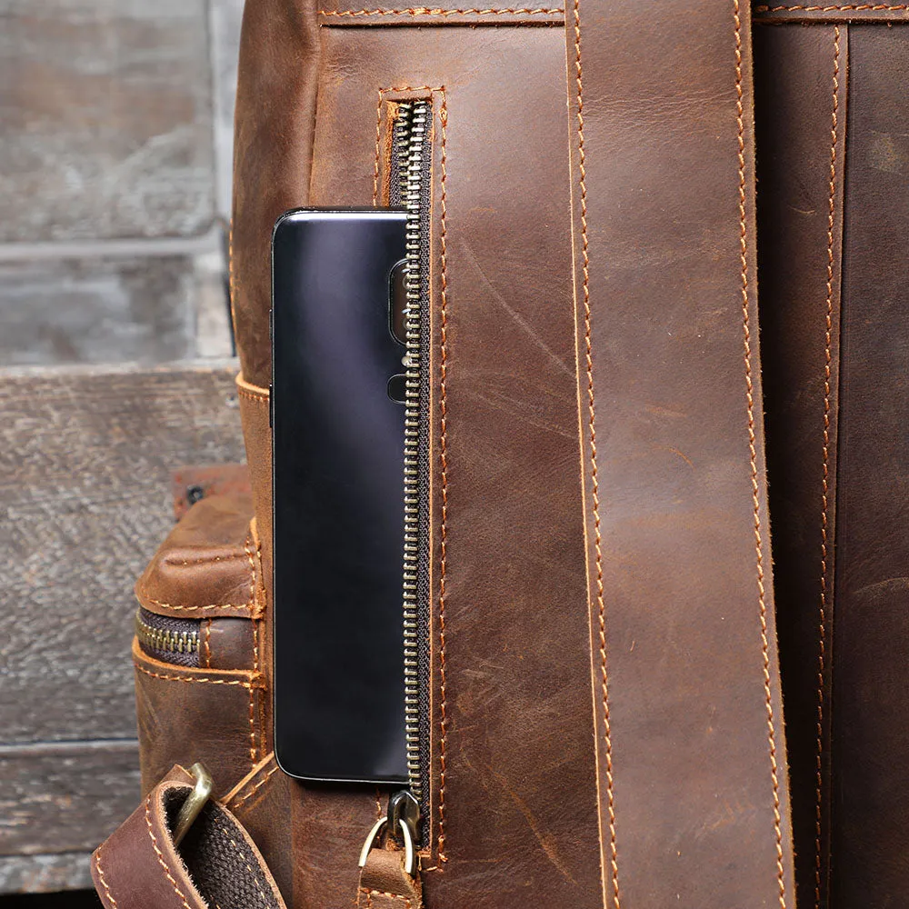 Leather Backpack | Taj Mahal