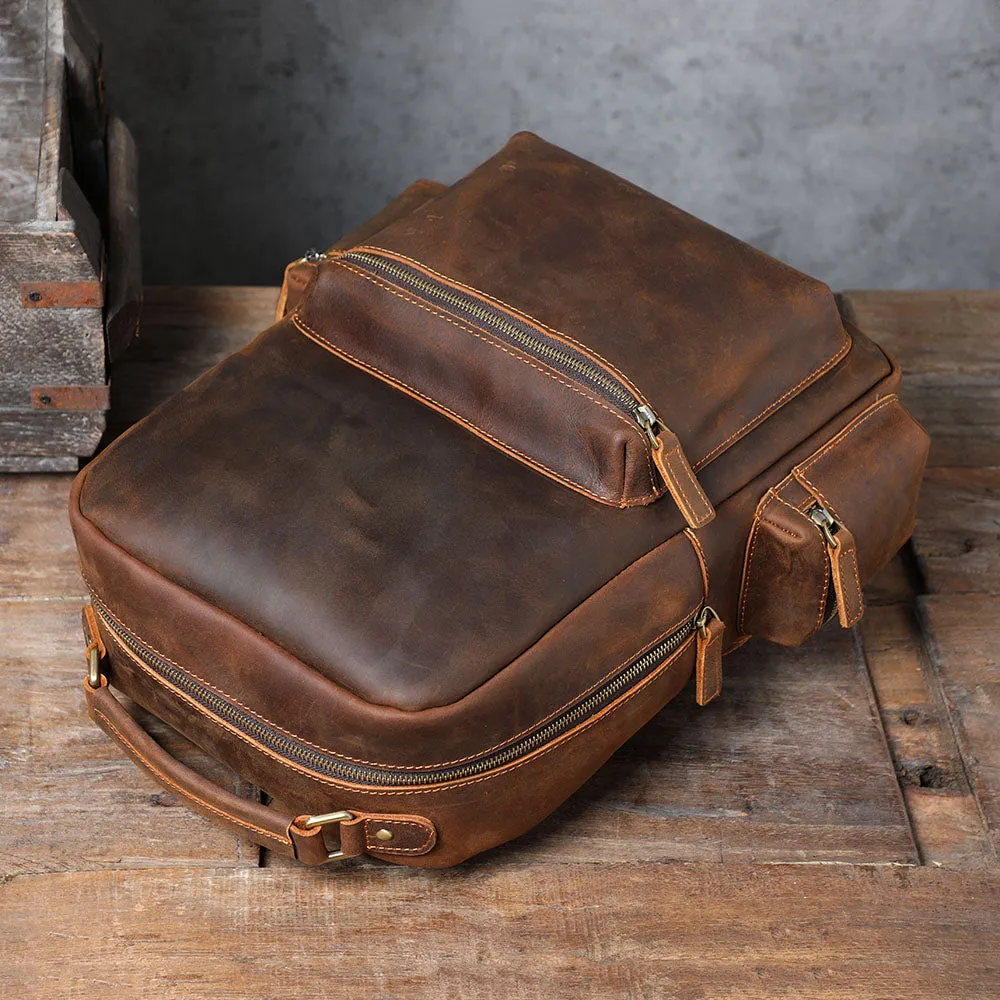 Leather Backpack | Taj Mahal