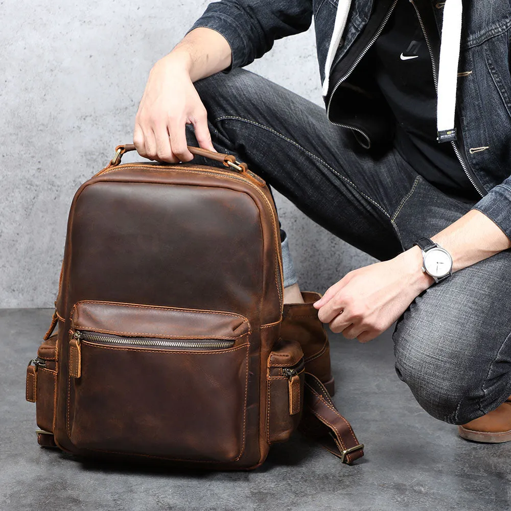 Leather Backpack | Taj Mahal