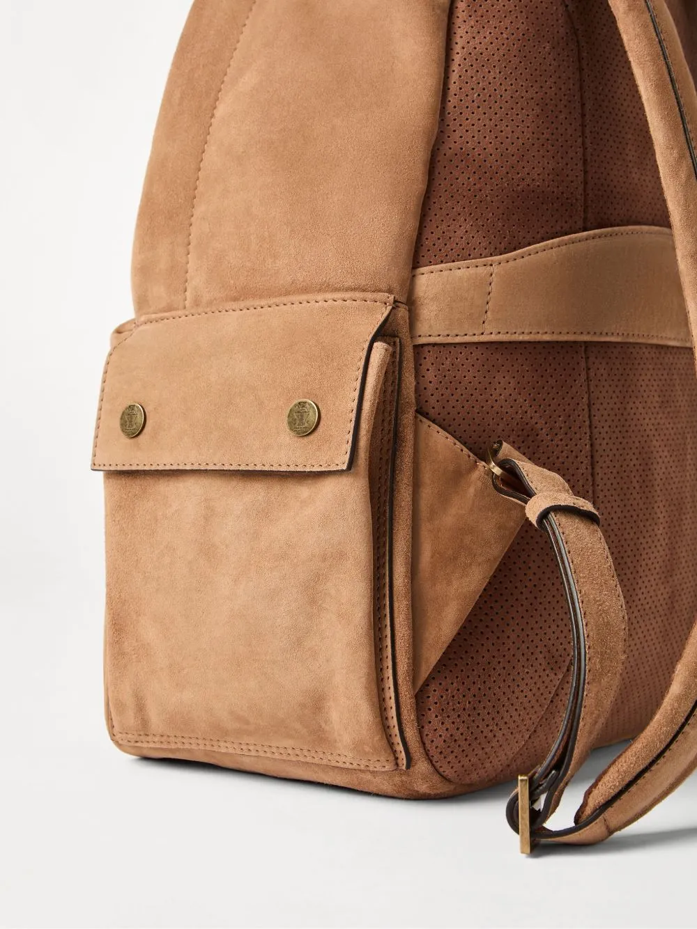 Leather backpack