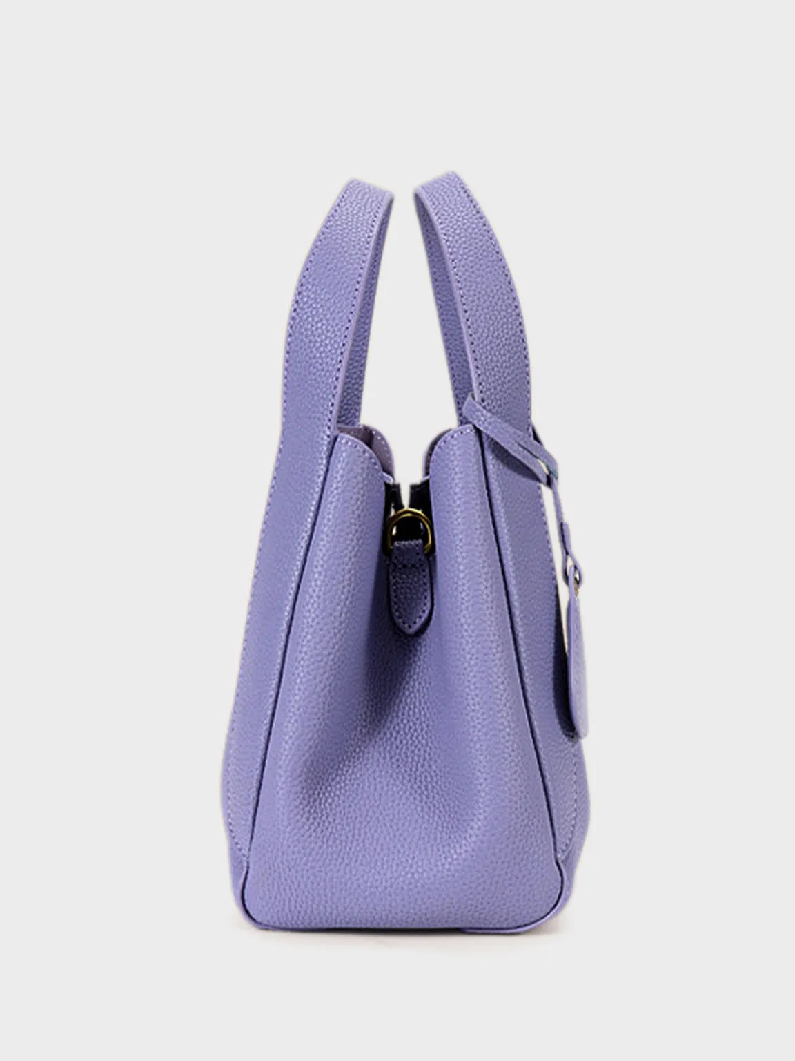 Leather Bucket Shoulder Bag Top Handle Tote Bag