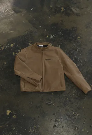 Leather Cafe Racer / Chai
